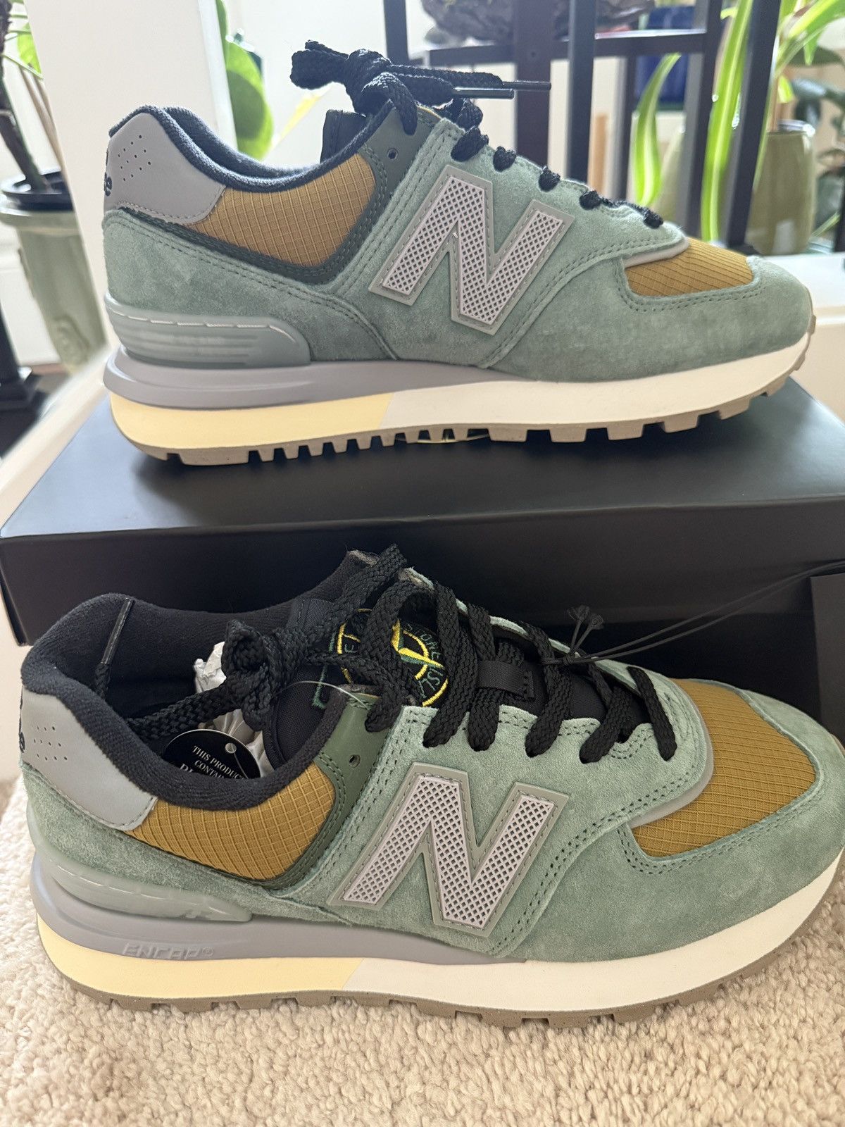New Balance × Stone Island 2024 Stone Island 574 New Balance /light green legacy Size US 7 / EU 40 - 6 Thumbnail