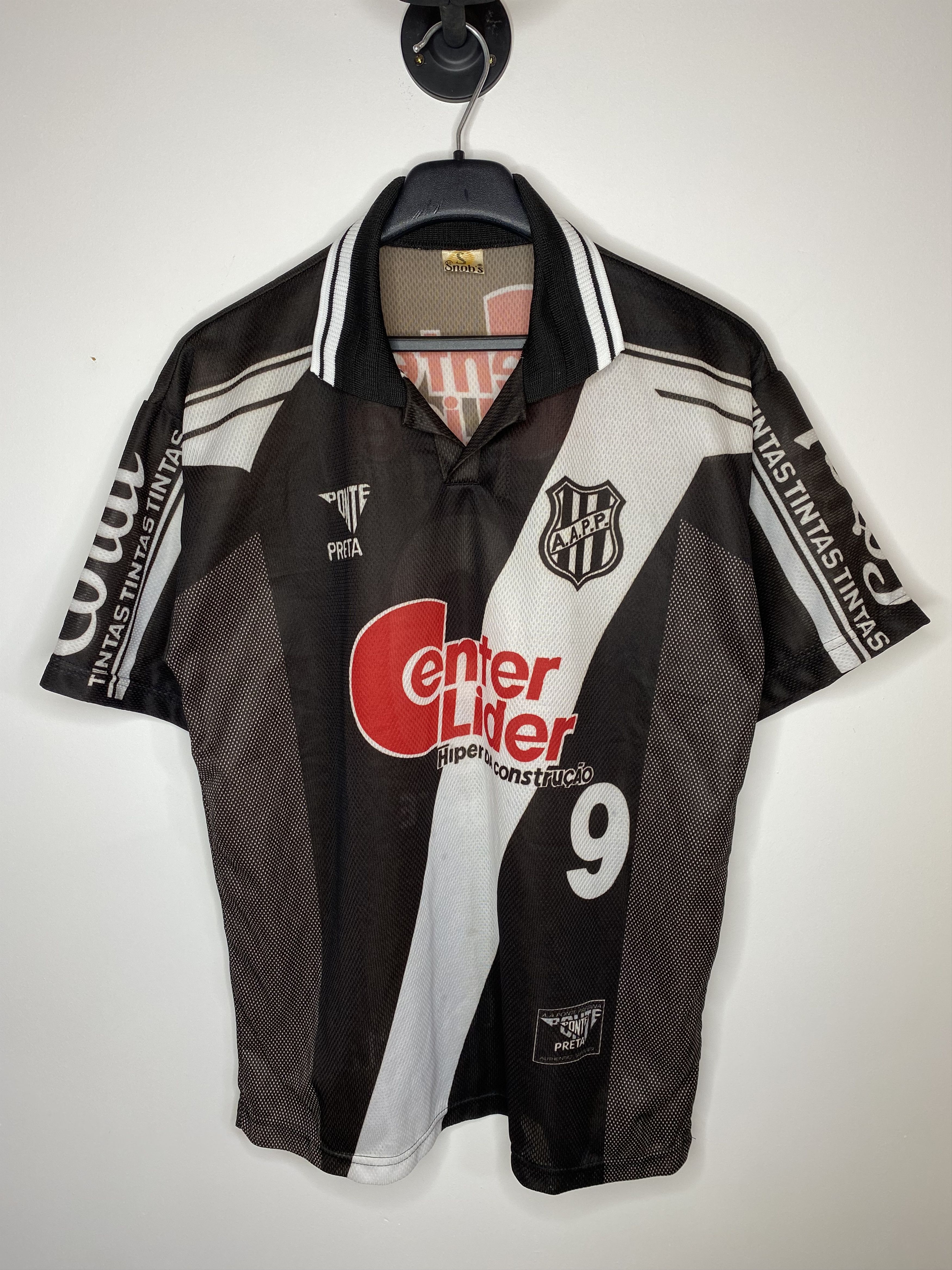 Vintage PONTE PRETA 2001 AWAY RETRO REPLICA FOOTBALL SHIRT SOCCER Size US S / EU 44-46 / 1 - 1 Thumbnail