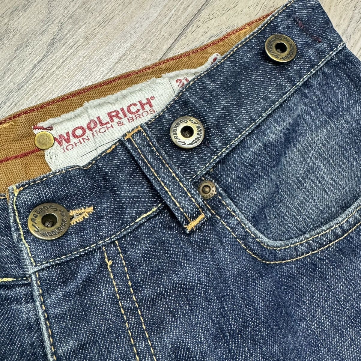 Vintage Rare Vintage Woolrich Outdoor Essential Blue Denim Jeans Size US 31 - 11 Thumbnail