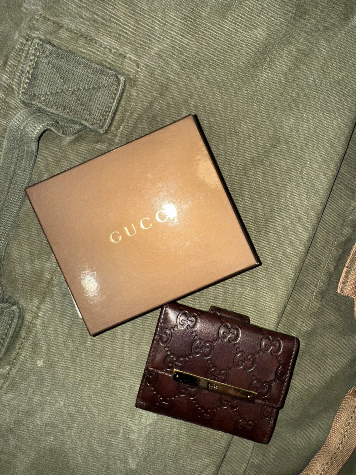 Gucci Gucci Guccissima leather French flap wallet Size ONE SIZE - 2 Thumbnail