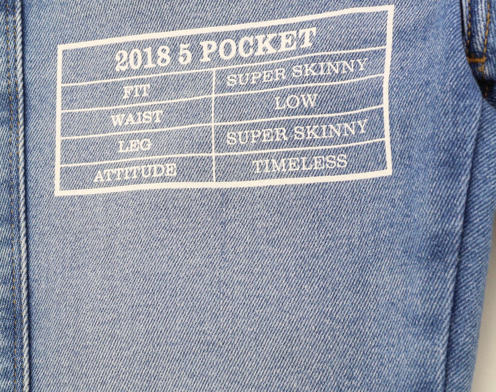 Diesel 2018 SLANDYLOW 9B92S W26/L32 Super Skinny Low Waist 40684 Size 26" / US 2 / IT 38 - 12 Thumbnail