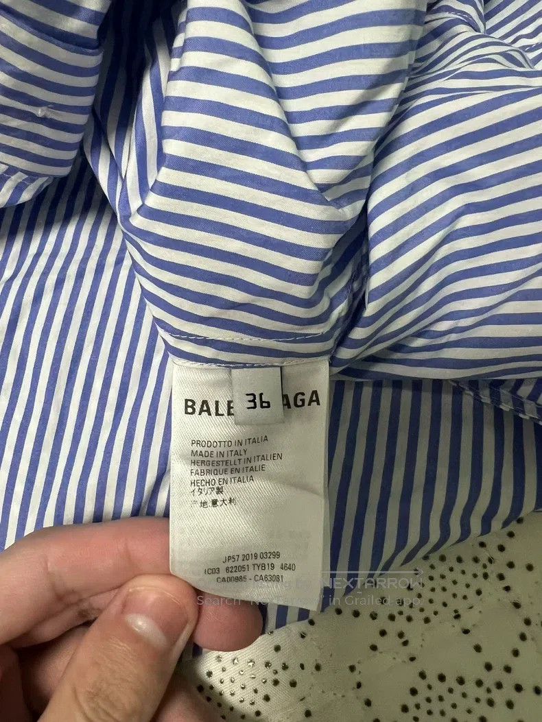 Balenciaga Balenciaga Short Sleeve Shirt Size XS / US 0-2 / IT 36-38 - 3 Thumbnail