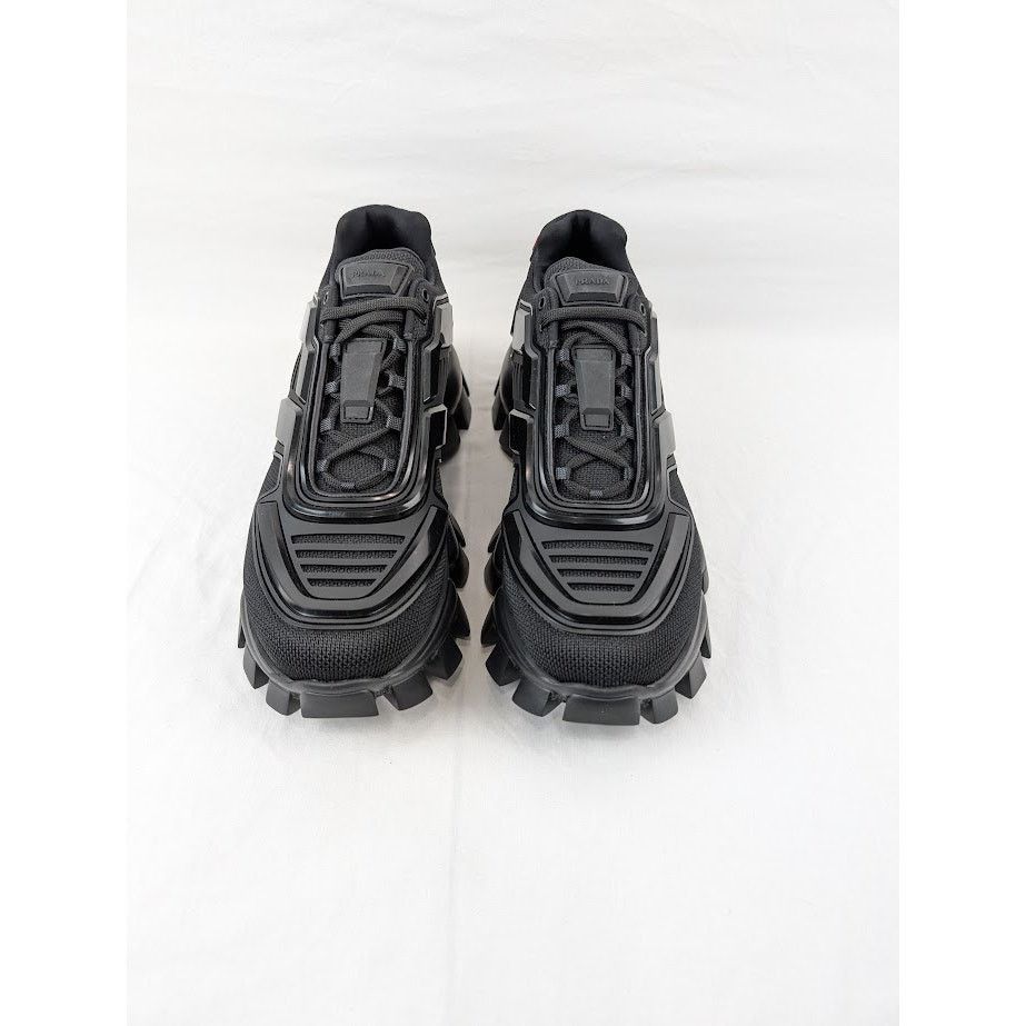 Prada o1rshd1 Rubber Knit Sneakers in Nero 9.5 US Size US 9.5 / EU 42-43 - 15 Thumbnail
