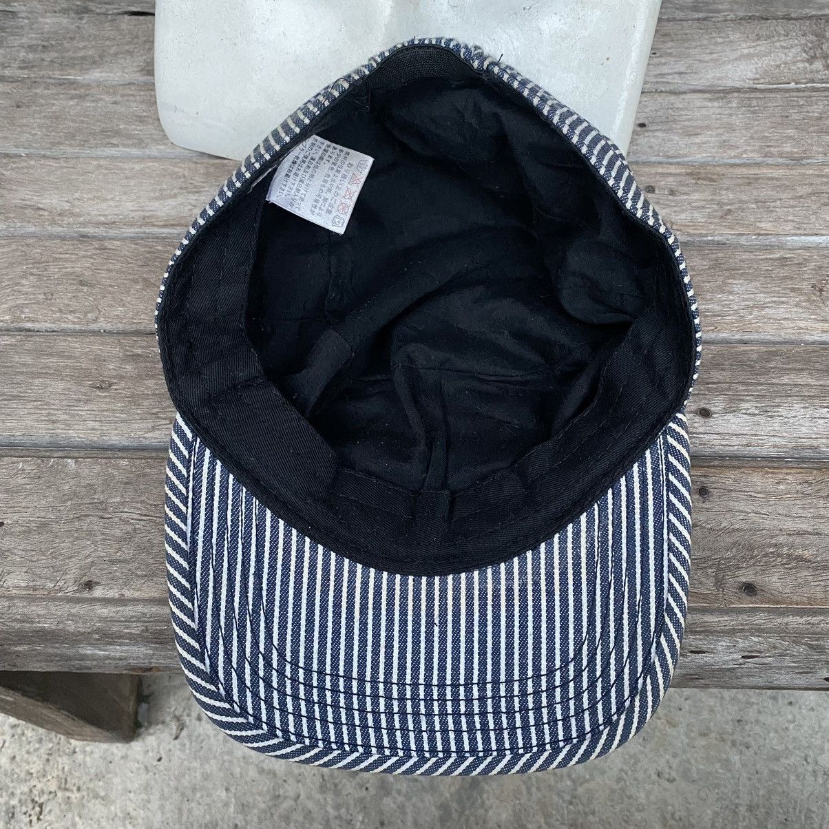 Lee LEE ICONIC LOGO HICKORY STRIPE PATROL HAT Size ONE SIZE - 4 Thumbnail