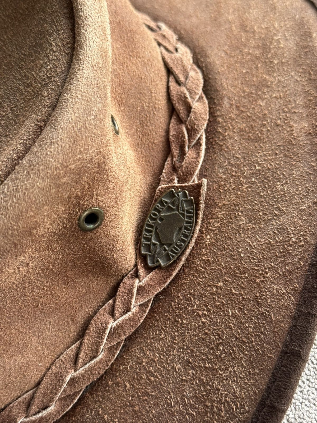 Vintage Barmah Australia x Trikora Squash Oiled Bones Leather Hat Size ONE SIZE - 11 Thumbnail