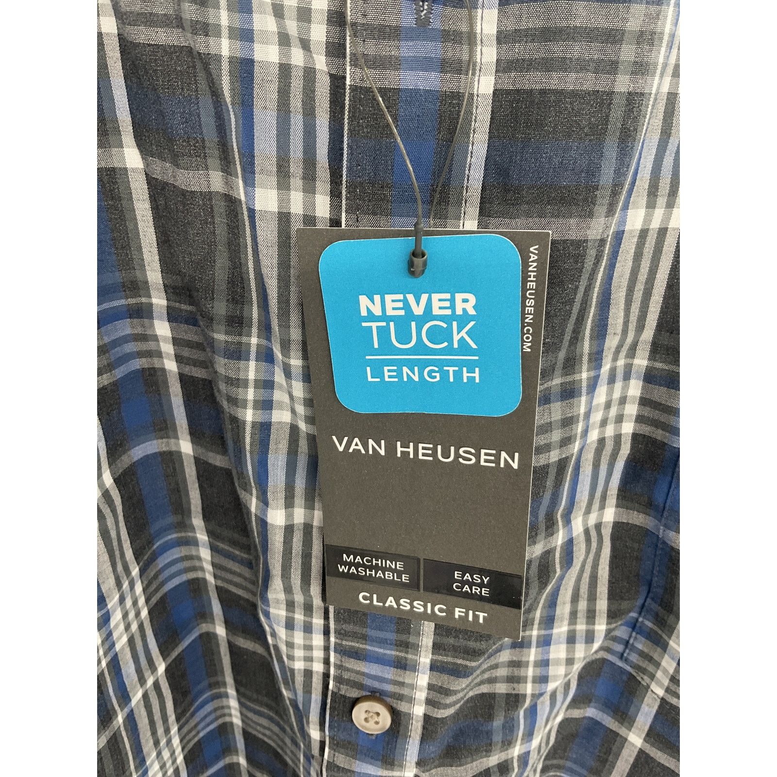 Van Heusen Van Heusen Never Tuck Long Sleeve Button up shirt Size XXXL Size US XXL / EU 58 / 5 - 2 Thumbnail