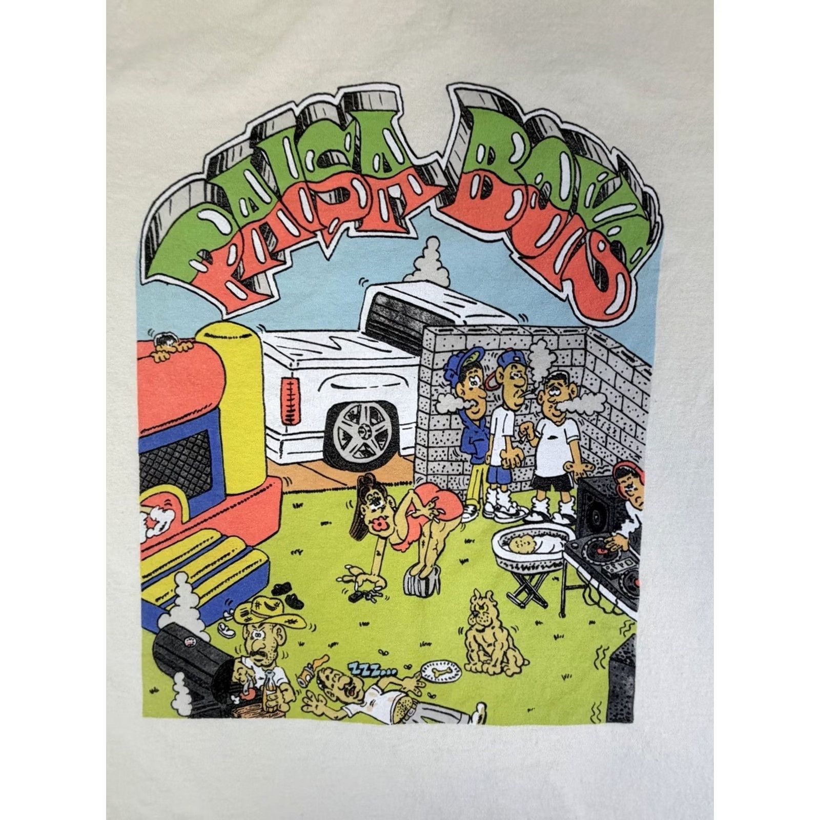 Vintage PAISABOYS Shirt Mens XXXL Ltd Ed “Good Things” Rare Graphic LA Apparel Size US XXL / EU 58 / 5 - 2 Thumbnail