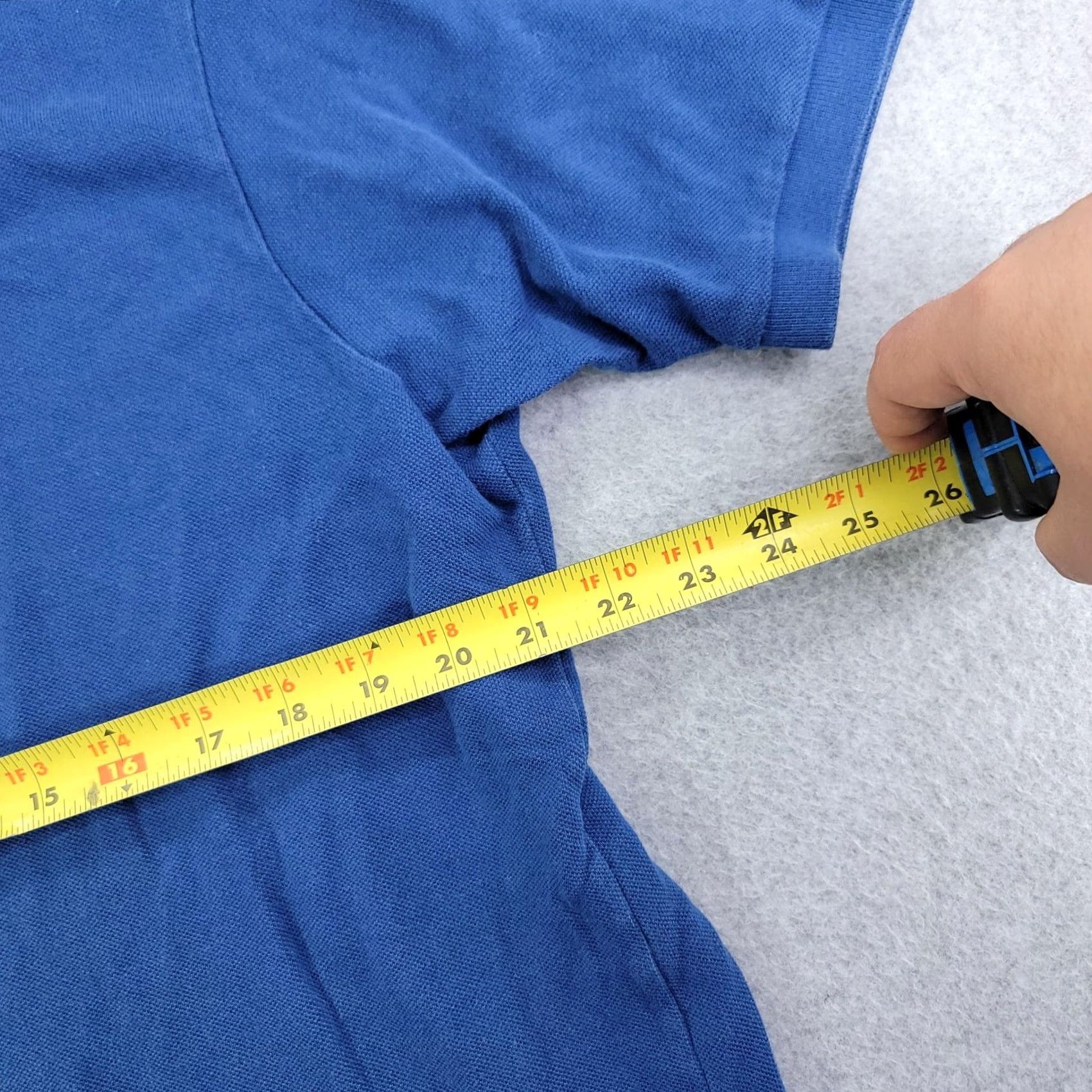 Lacoste Lacoste Polo Shirt Mens 3XL Blue Short Sleeve Pique Cotton Croc Logo Classic Fit Size US XXL / EU 58 / 5 - 7 Thumbnail