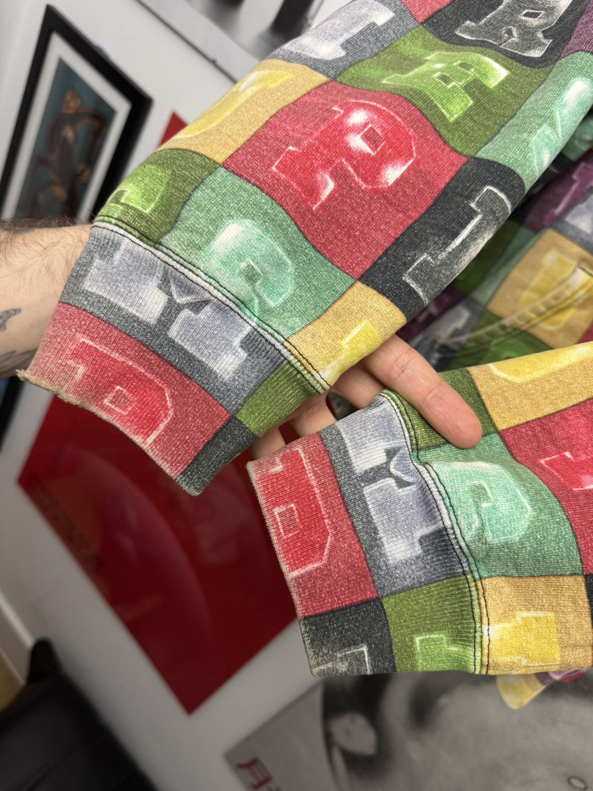 Supreme FW20 Supreme Blocks Hoodie Skate Streetwear Fullprint Rare Size US M / EU 48-50 / 2 - 8 Thumbnail