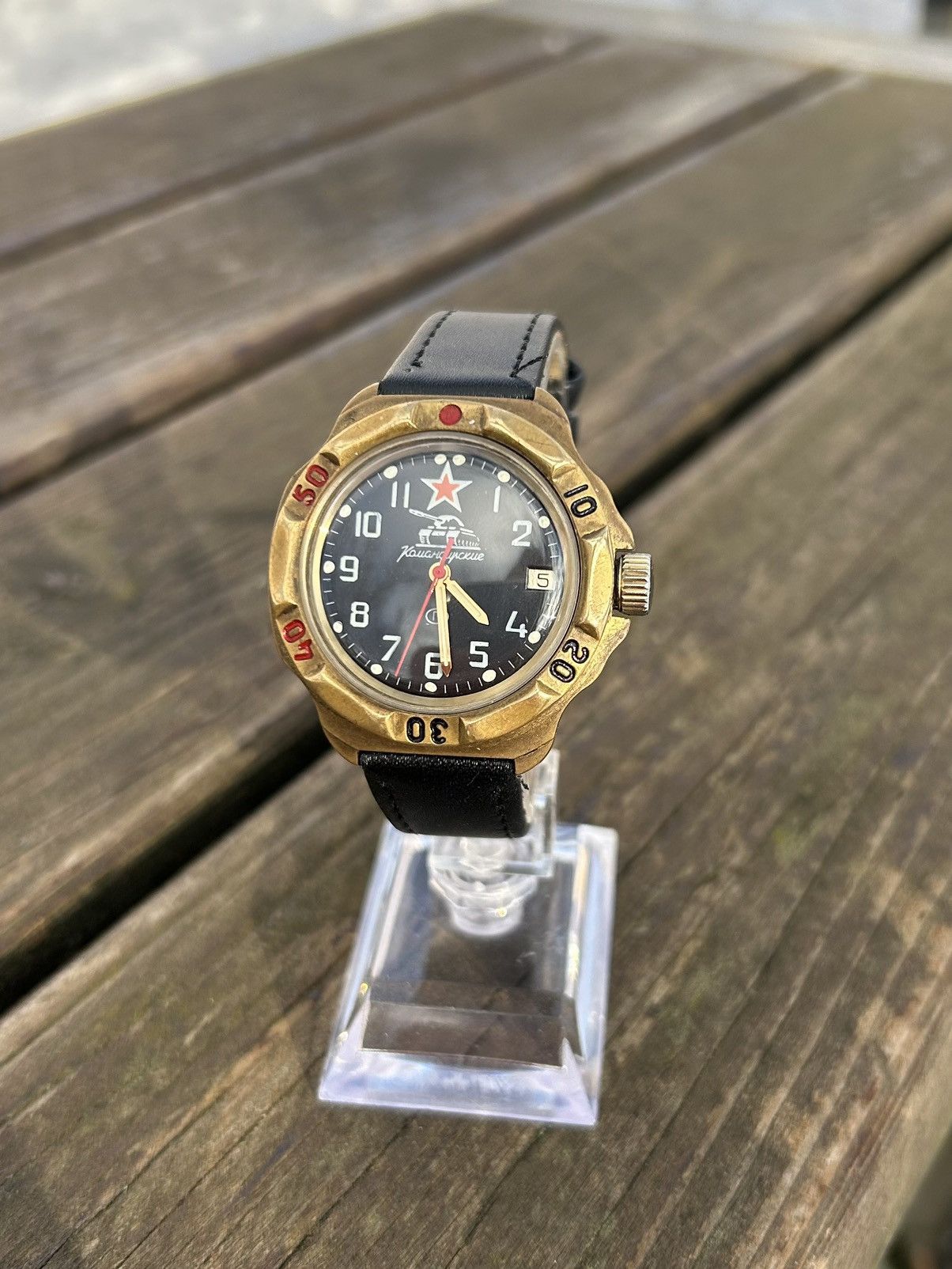 Vintage Vintage Watch Soviet USSR Mechanical Wostok Komandirskie Size ONE SIZE - 4 Thumbnail