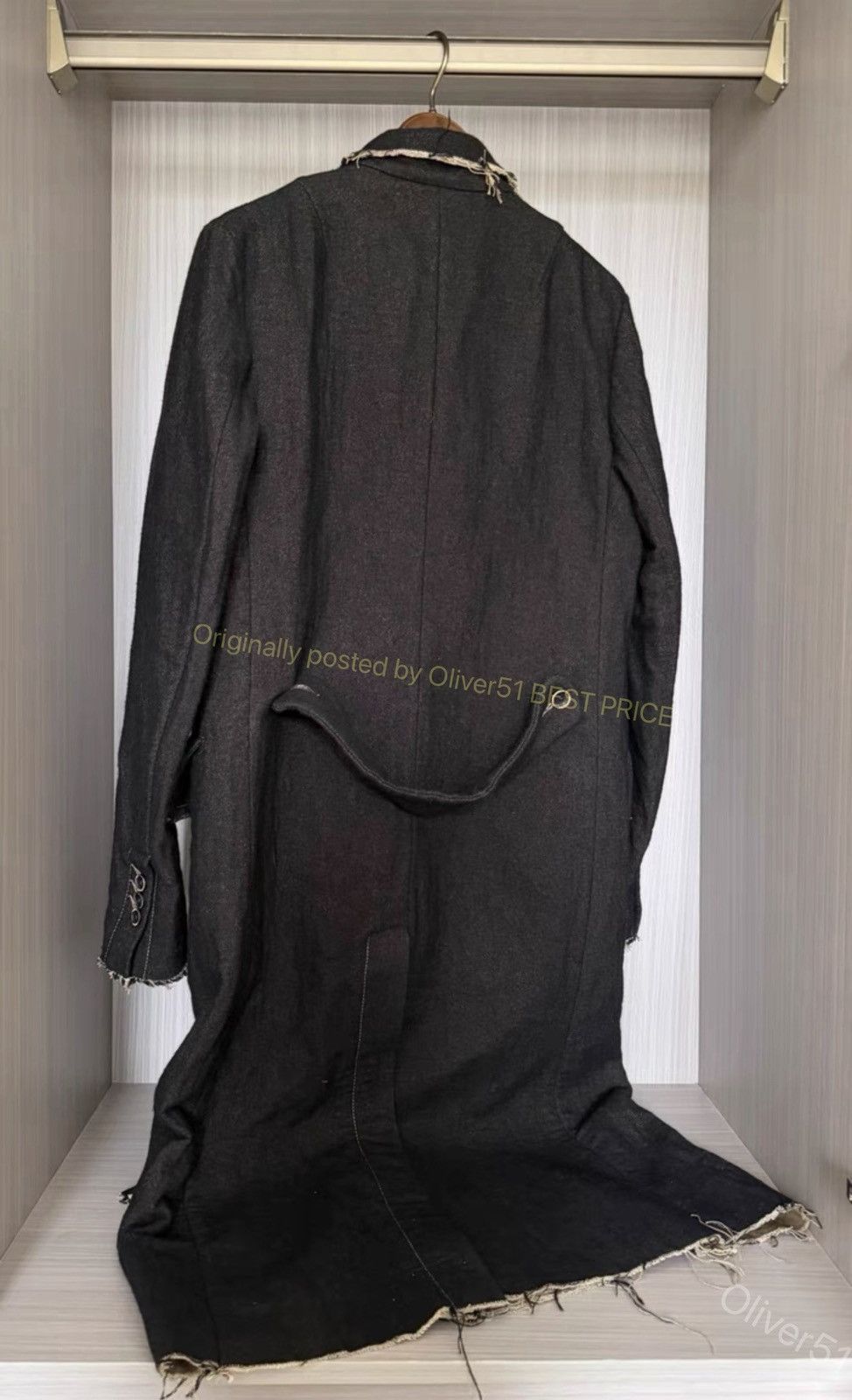 Uma Wang Uma Wang 21AW Wool Distressed Coat YYYY17/2610 Size US S / EU 44-46 / 1 - 4 Thumbnail