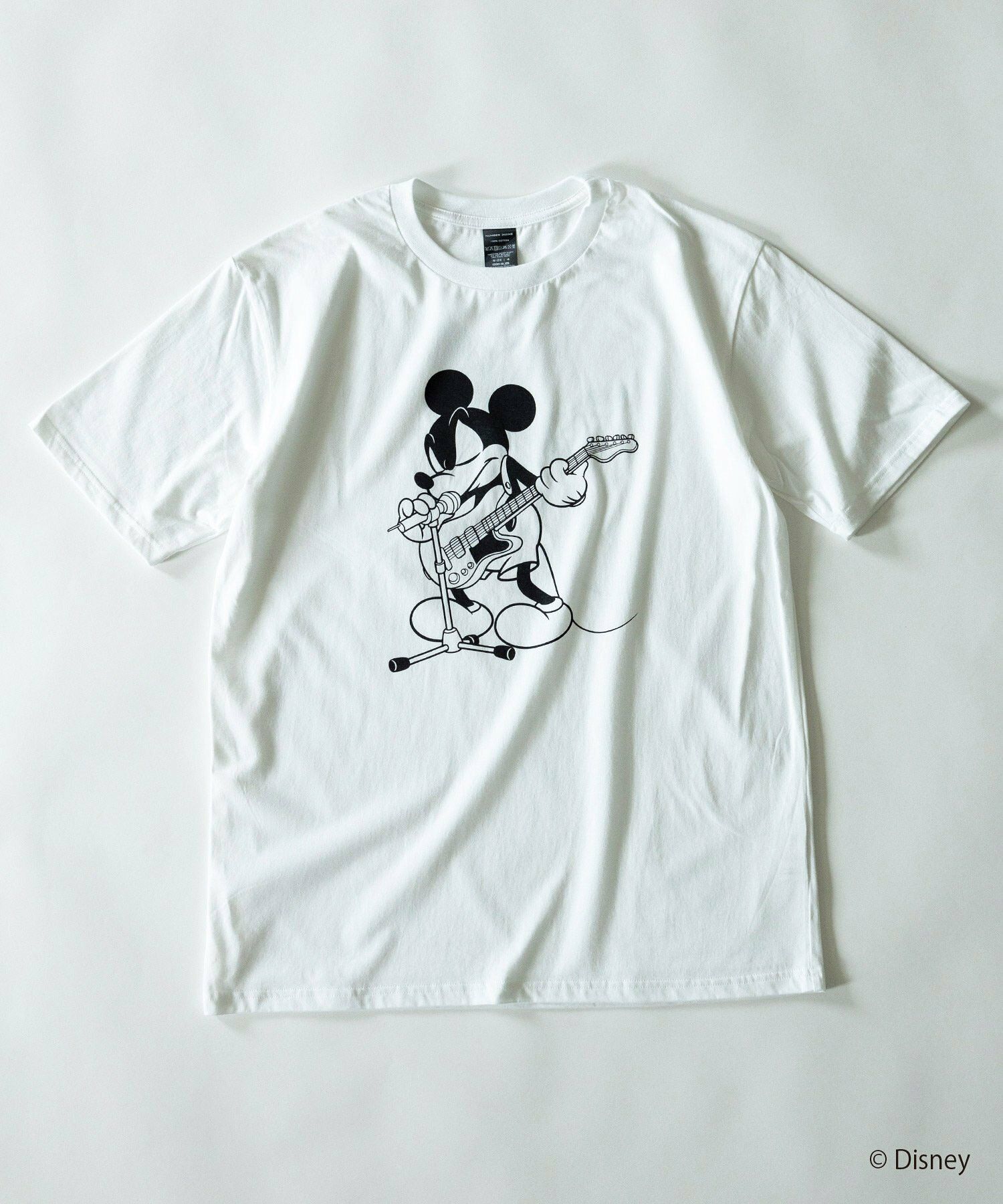 image of Number N Ine Number (N)Ine Mickey Mouse Sc T-Shirt White 5, Men's (Size 2XL)