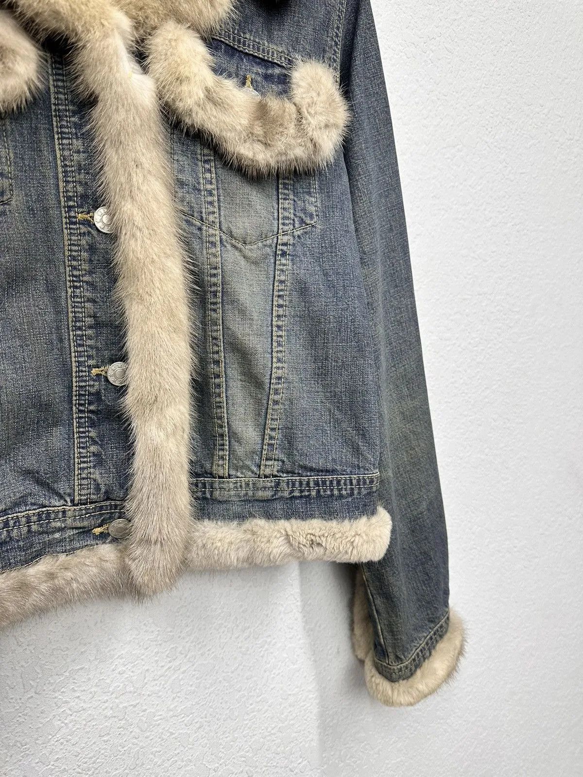 Hysteric Glamour Ifsixwasnine Leather Denim Jacket Y2K Japan Hoodie Fur Goa Size US S / EU 44-46 / 1 - 4 Thumbnail