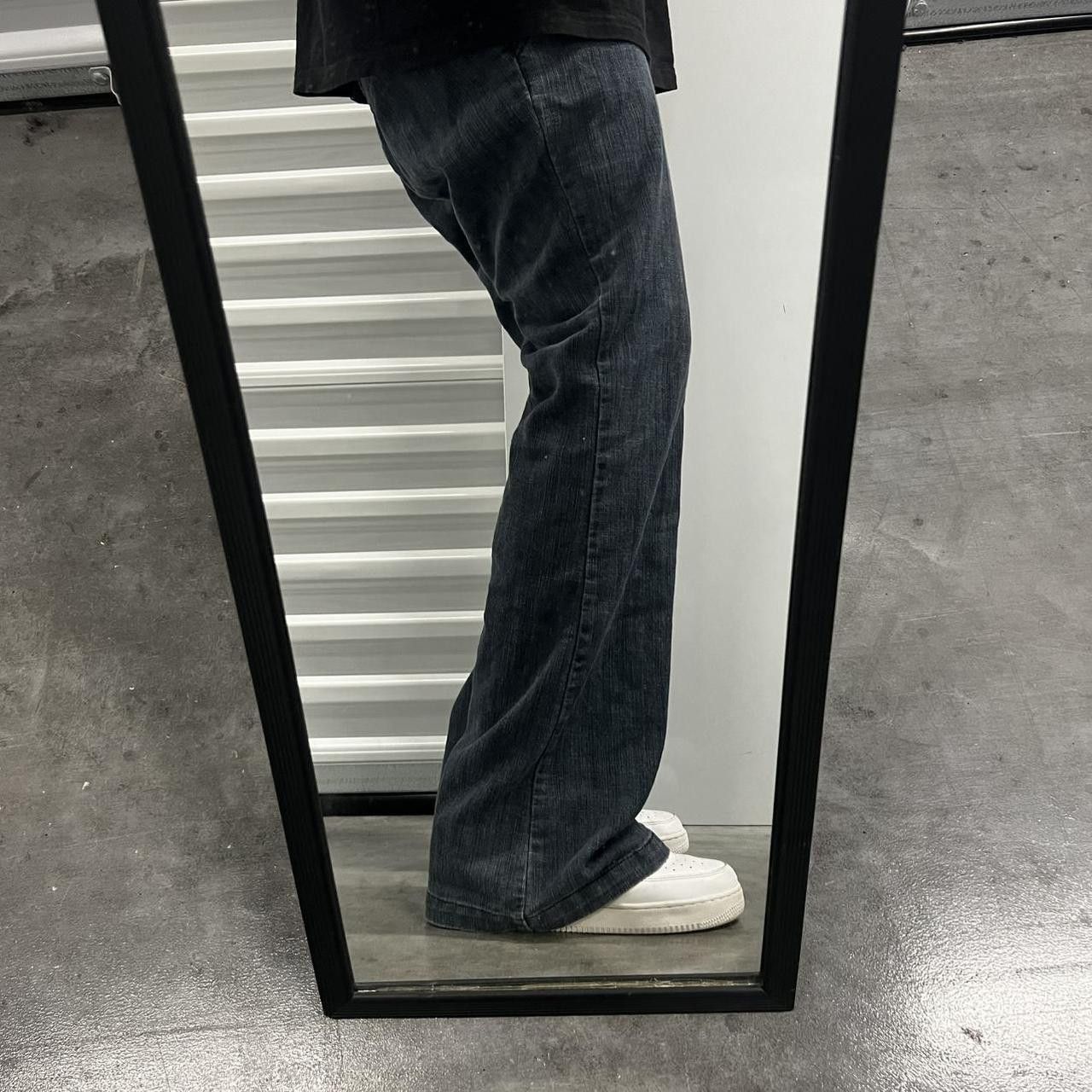 Vintage Vintage Y2K/2000s Baggy WideLeg Dark Wash Denim Jeans! Size US 34 / EU 50 - 2 Thumbnail