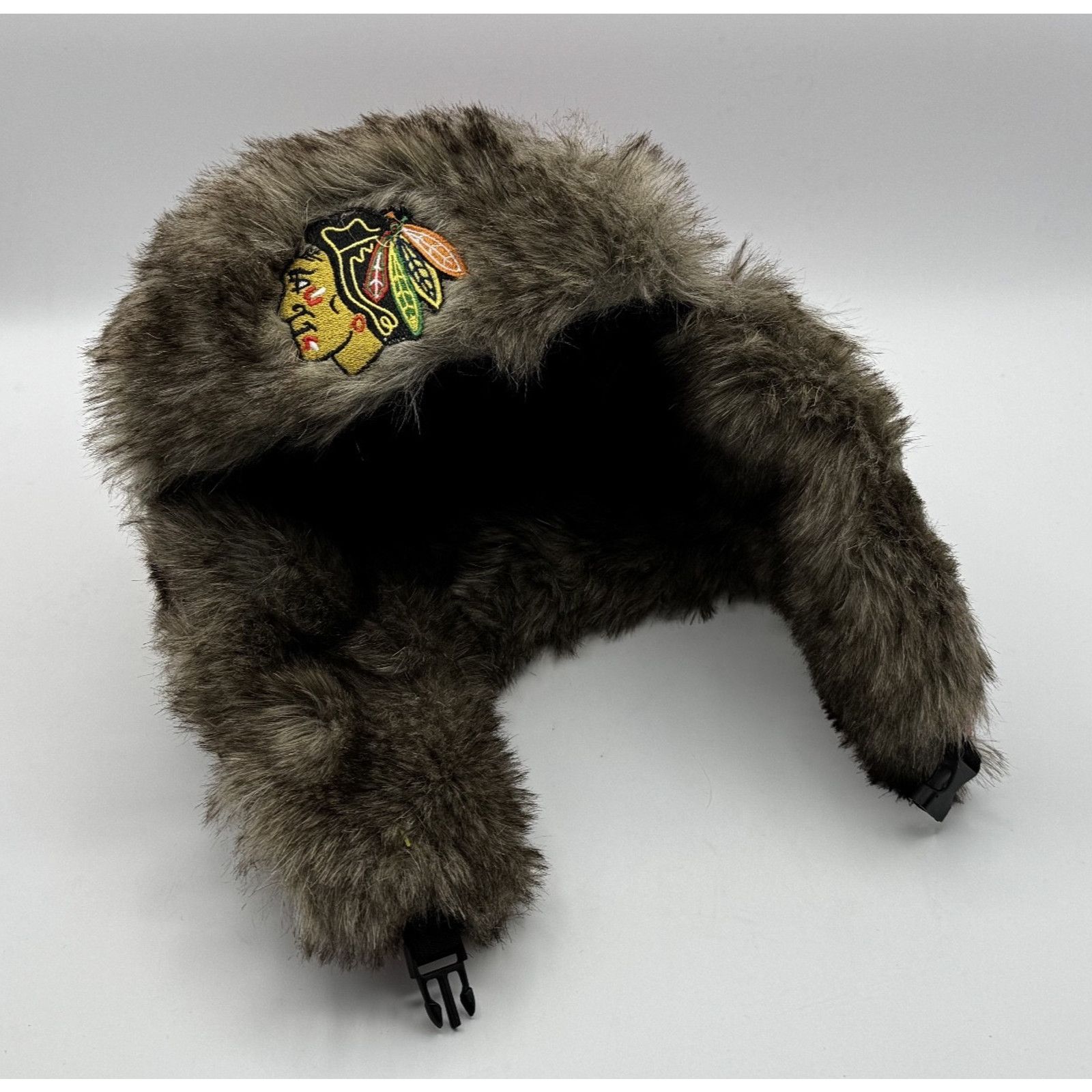 Other Chicago Blackhawks Bud light Game Giveaway Trapper Hat, Red Size ONE SIZE - 5 Thumbnail