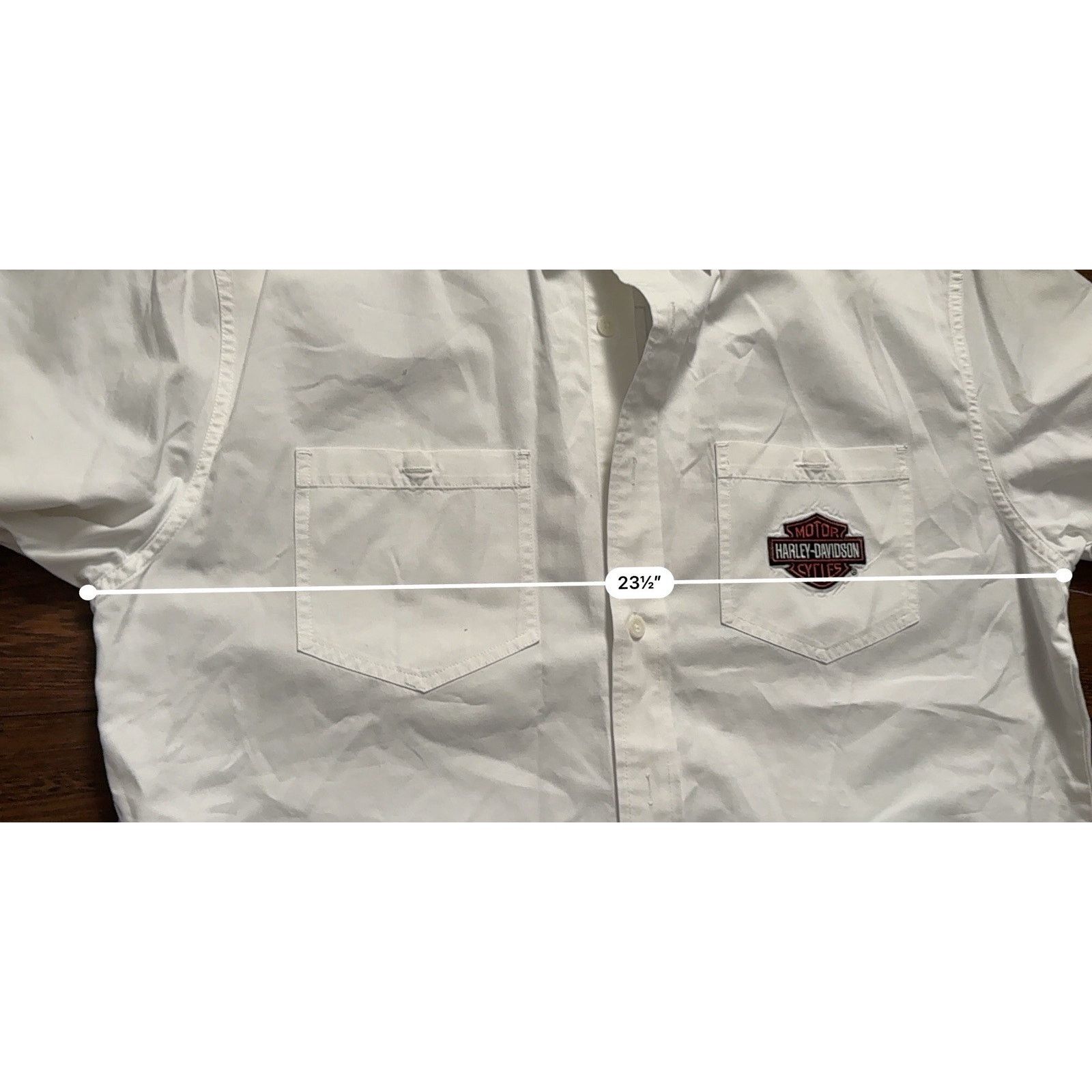 Harley Davidson Harley Shirt 90s Y2k Davidson Biker Chopper Button Up Tee L Size US L / EU 52-54 / 3 - 13 Thumbnail