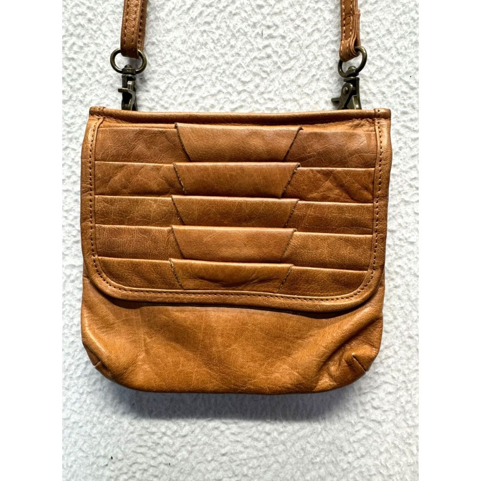 Vintage Day + Mood Crossbody Bag Leather Brown Women Size ONE SIZE - 3 Thumbnail