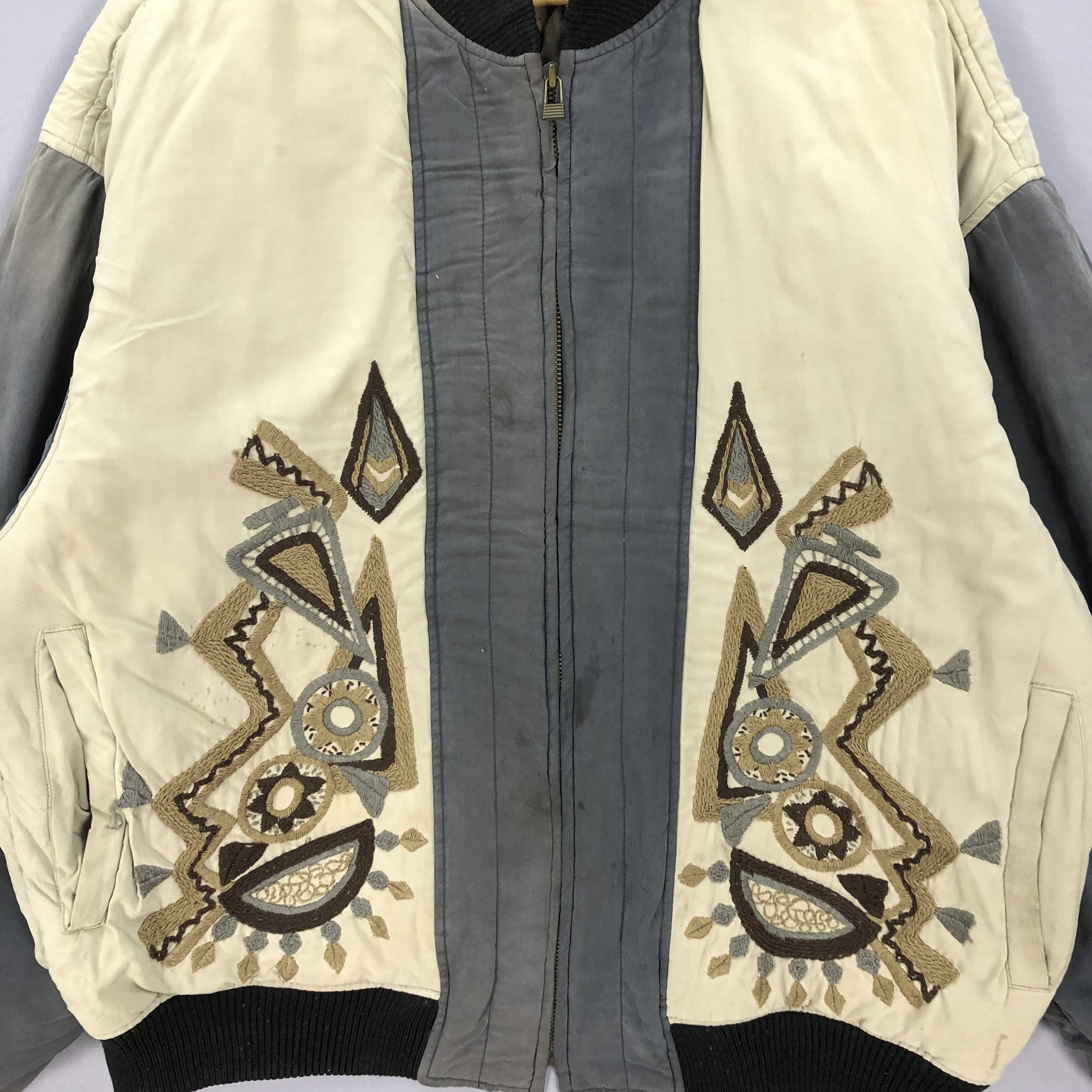 Vintage Vintage Santa Fe Bomber Jacket Pop Arts Varsity Jackets Size US L / EU 52-54 / 3 - 5 Thumbnail