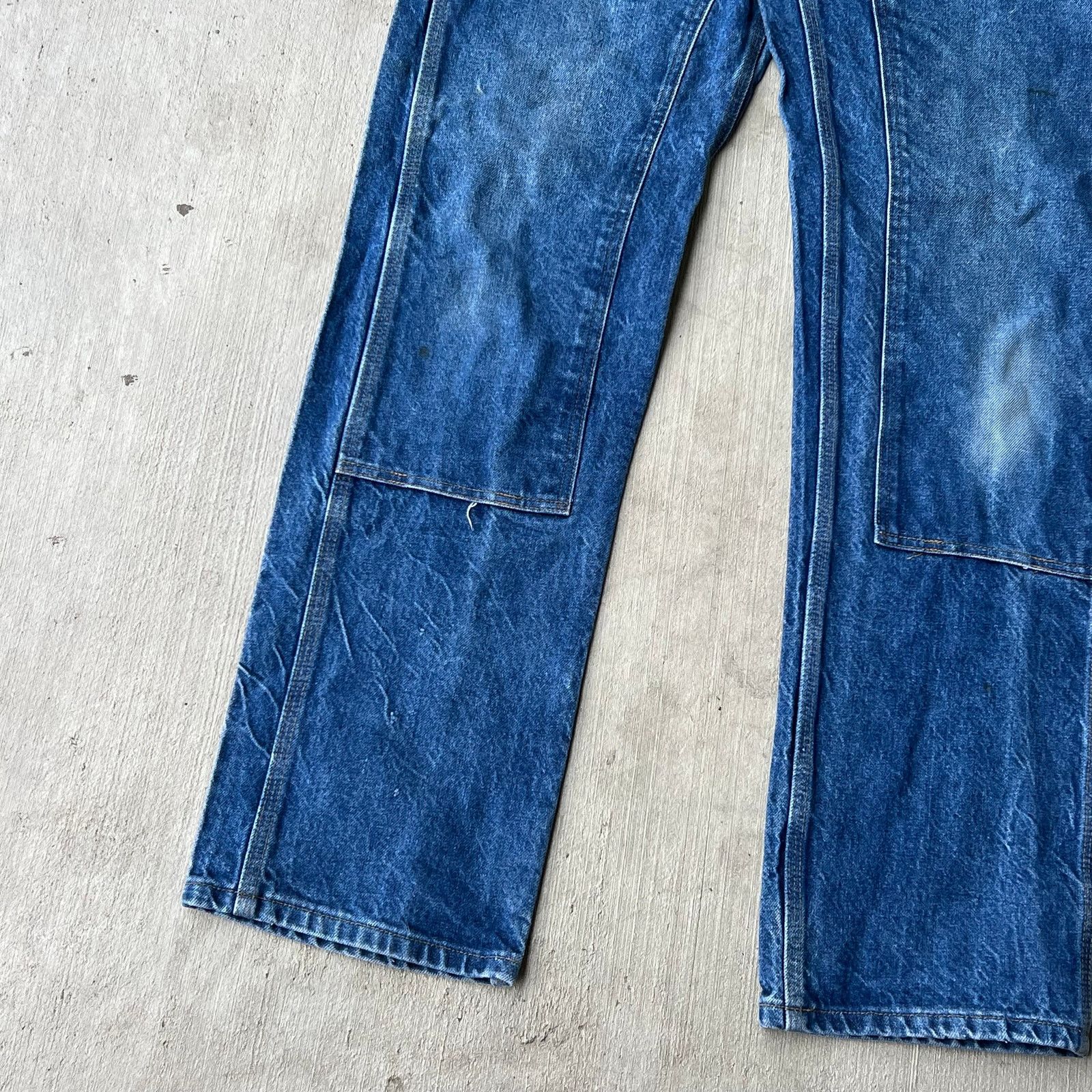 Carhartt × Vintage Carhartt blue denim jeans double knee work carpenter pants Size US 30 / EU 46 - 3 Thumbnail