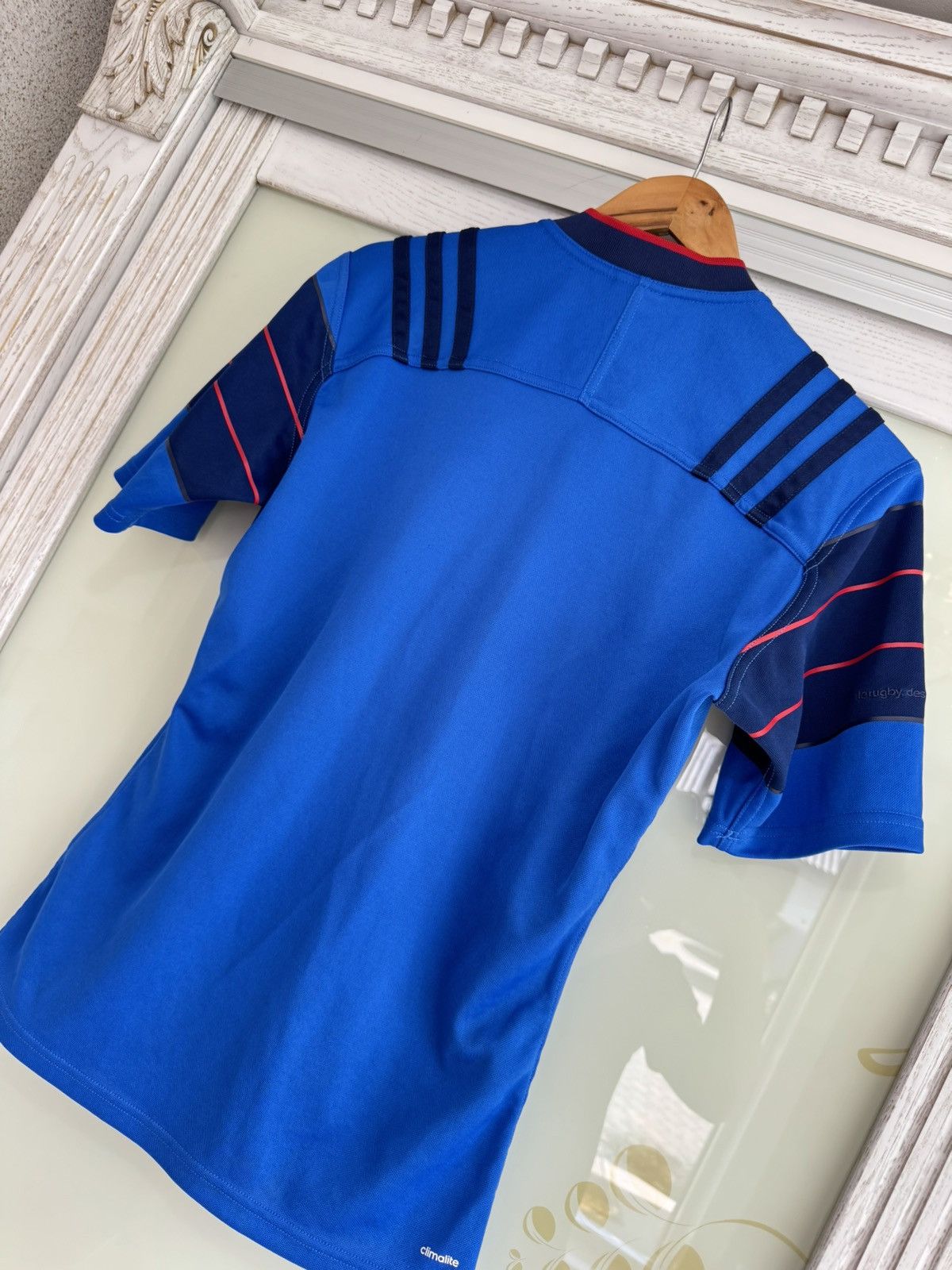 Adidas France 2015-2016 Home Rugby Jersey Shirt Kit Size US S / EU 44-46 / 1 - 7 Thumbnail