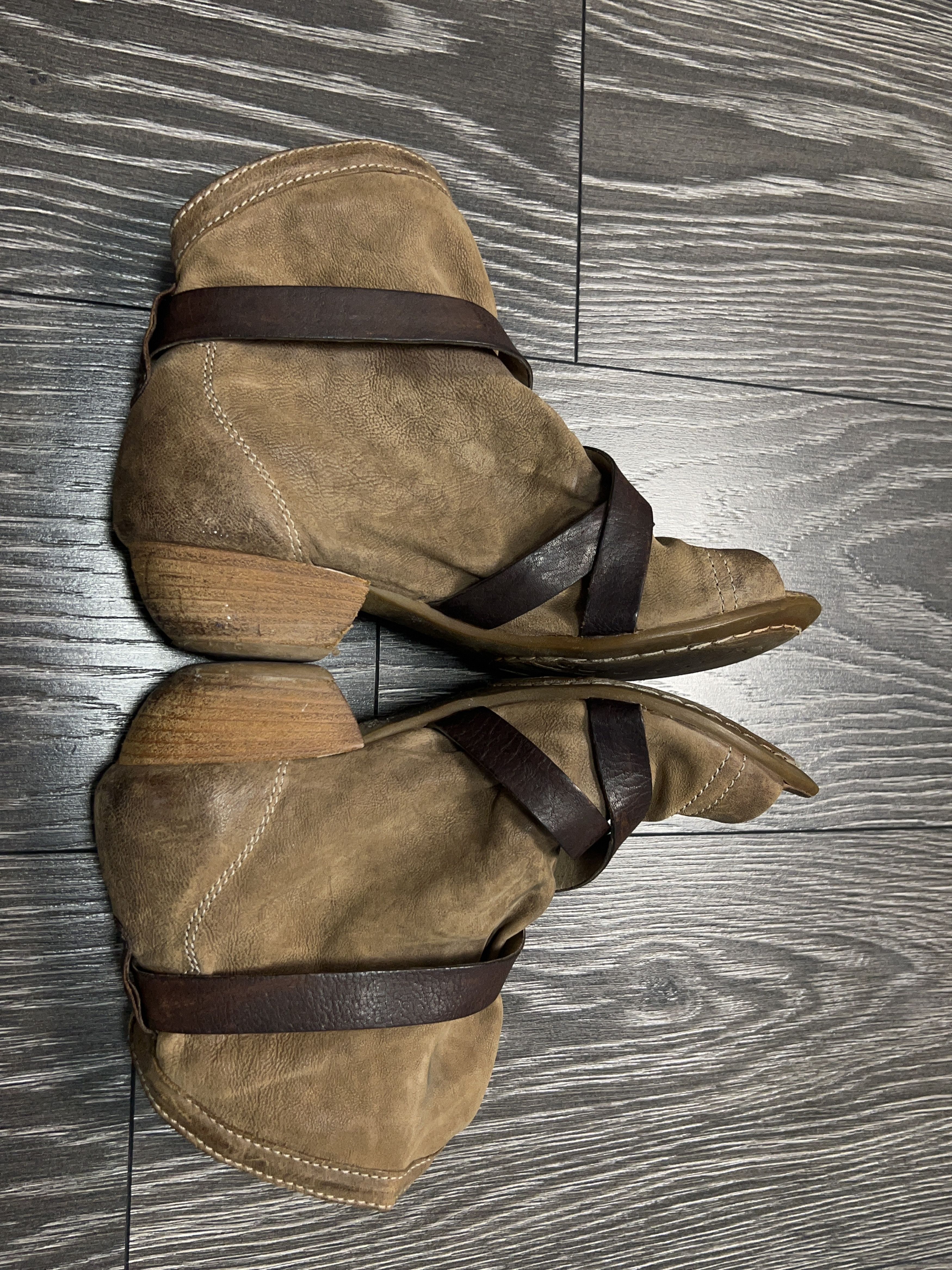 A.S.98 Womens airstep Leather Shoes Strappy Buckle Gothic Style Size US 8 / IT 38 - 9 Thumbnail