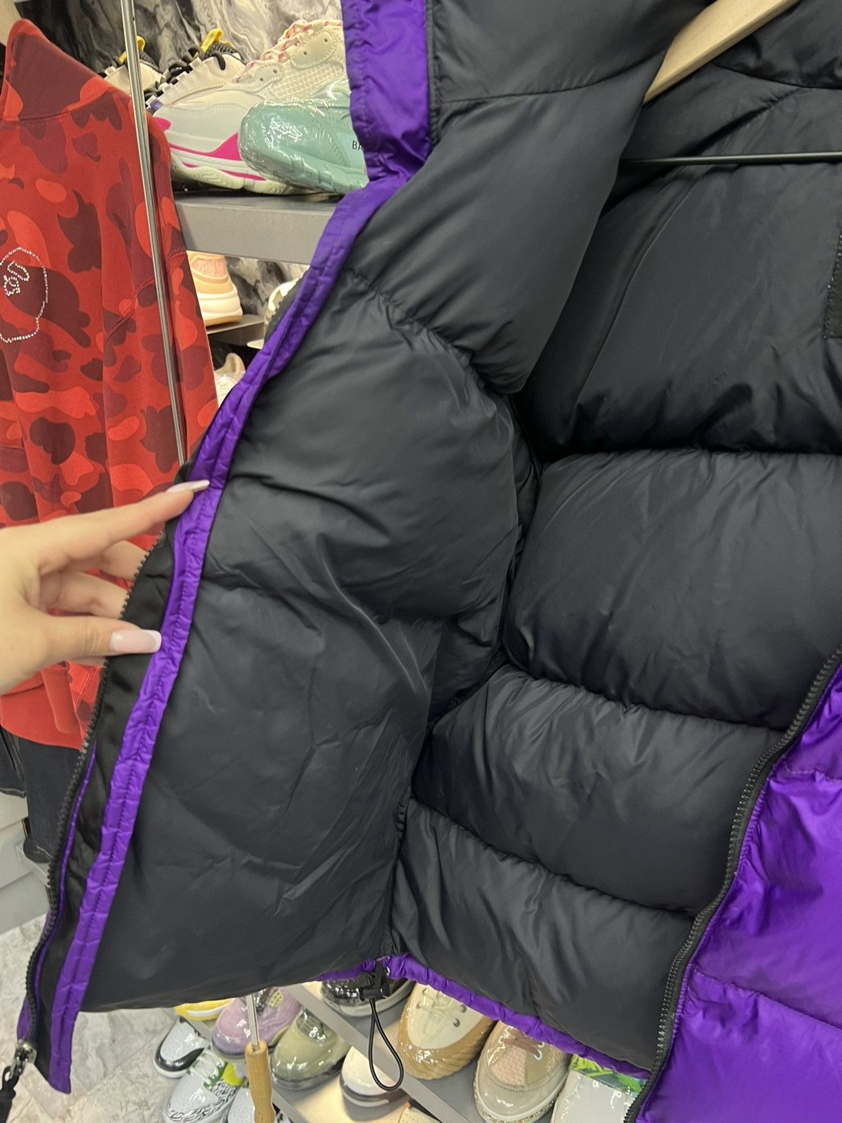 The North Face The North Face Purple Bomber Jacket Size US M / EU 48-50 / 2 - 11 Thumbnail