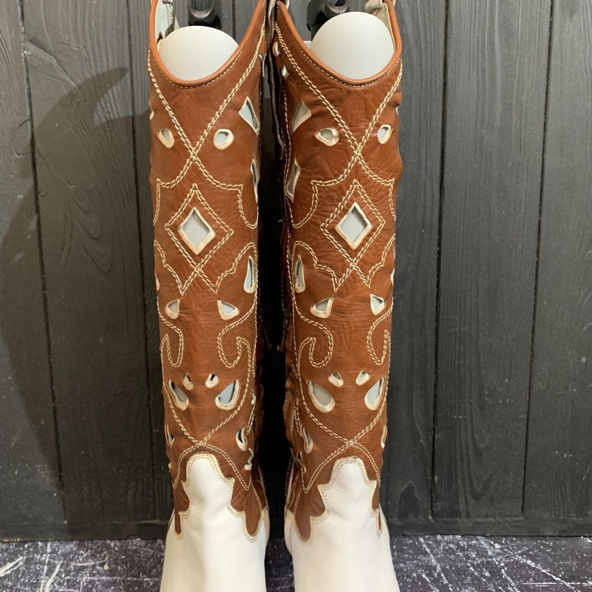 Cowboy Equipment × Pinko PINKO Leather Cowboy Western Women’s Boots Size 39 Size US 9 / IT 39 - 6 Thumbnail