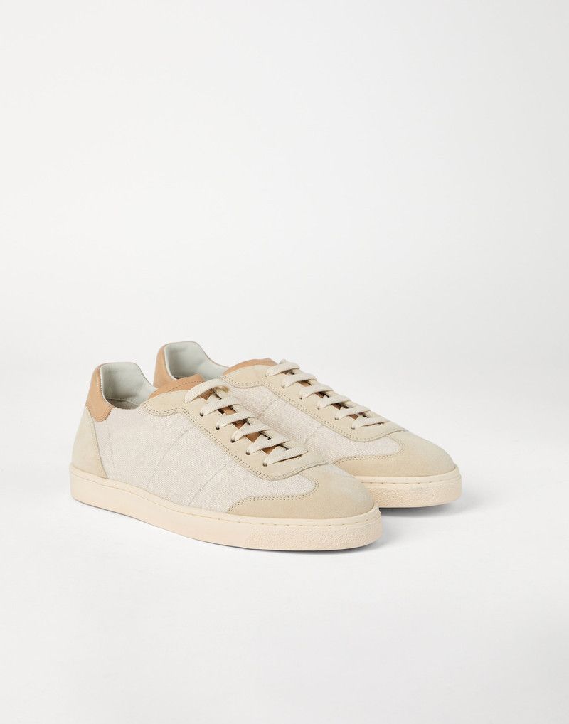 Brunello Cucinelli o1la1rc1a0326 Washed Suede Sneakers in Multicolor Size US 12 / EU 45 - 5 Thumbnail