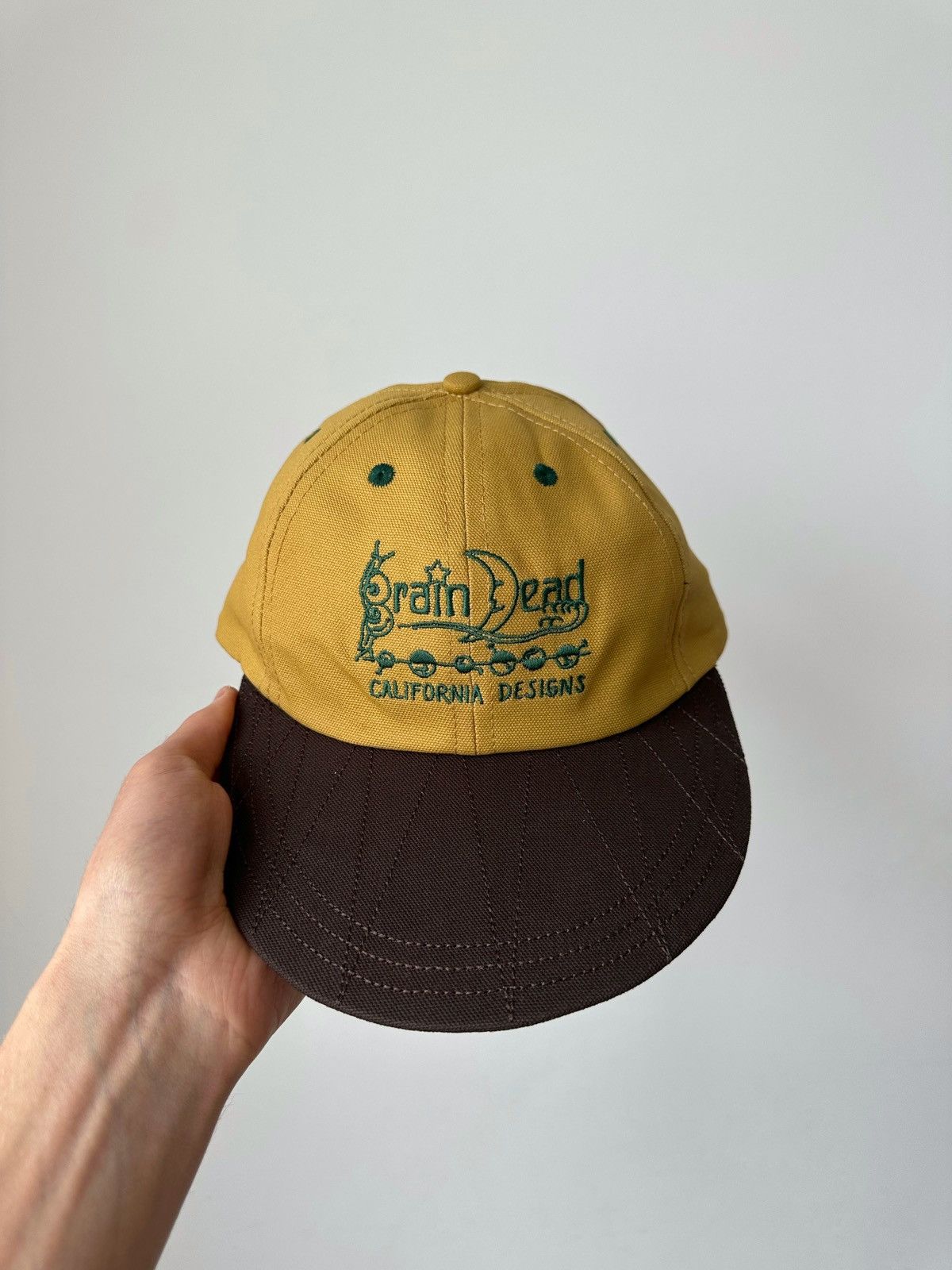 Brain Dead California Designs Long Brim Hat Cap, Men's — image 2 of 6