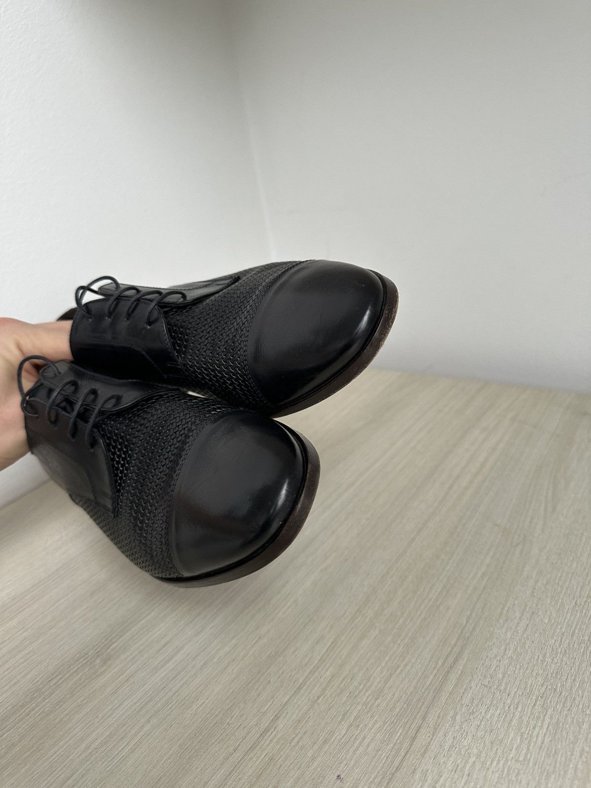 Canali Canali Leather Oxford Shoes Size US 8 / EU 41 - 13 Thumbnail