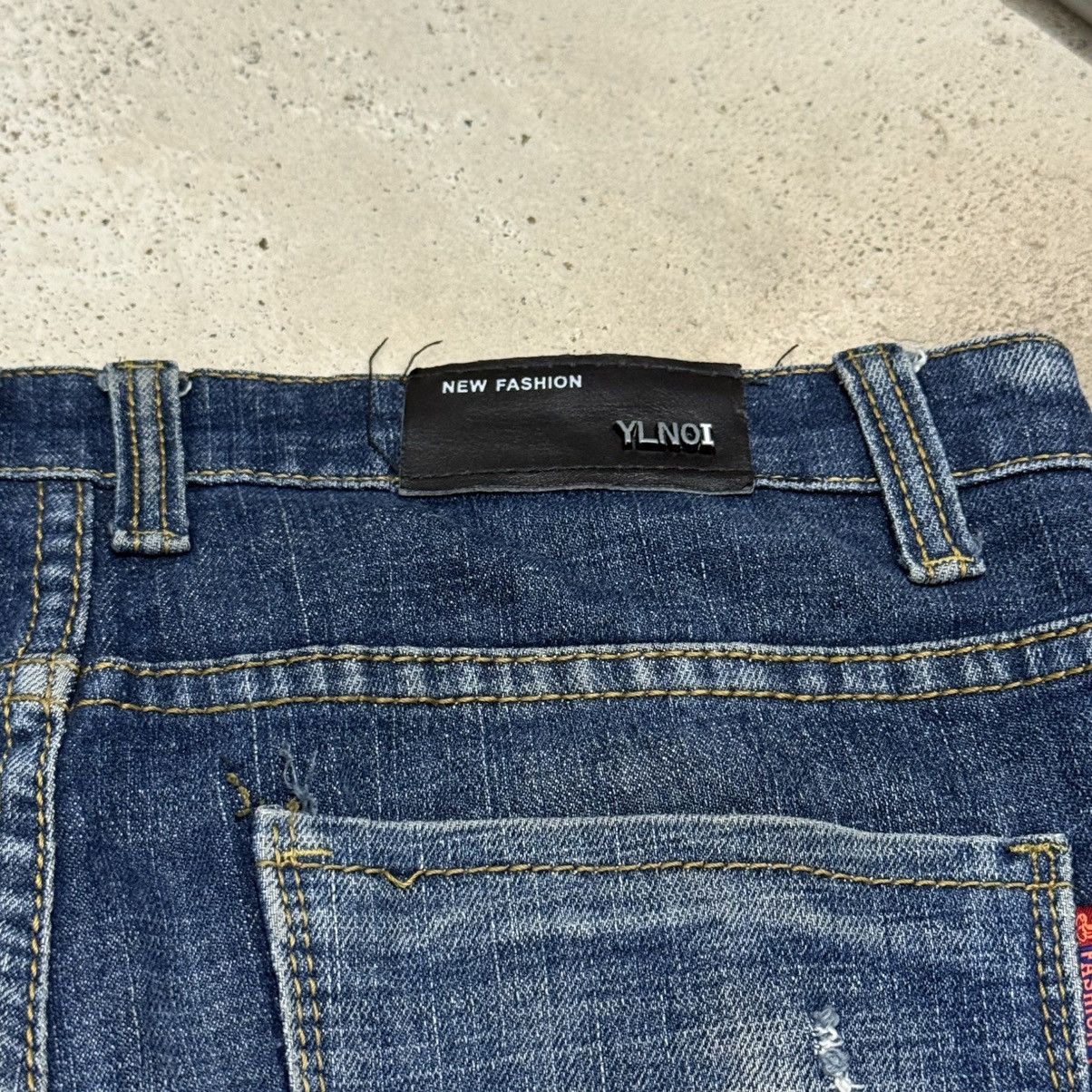 Japanese Brand I6w9 Style Distressed Skinny Denim Pants Size US 29 - 16 Thumbnail