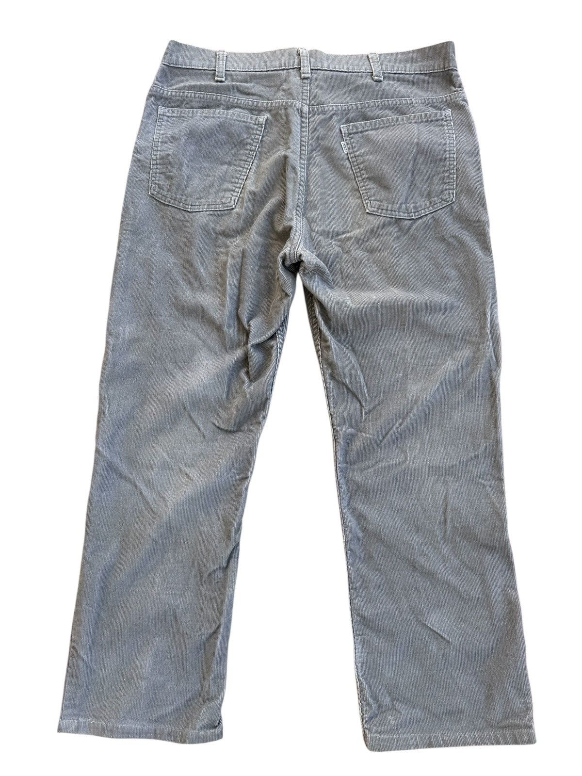 Levi's Vintage 1970s Levis Grey Corduroy Pants Size US 36 / EU 52 - 9 Thumbnail