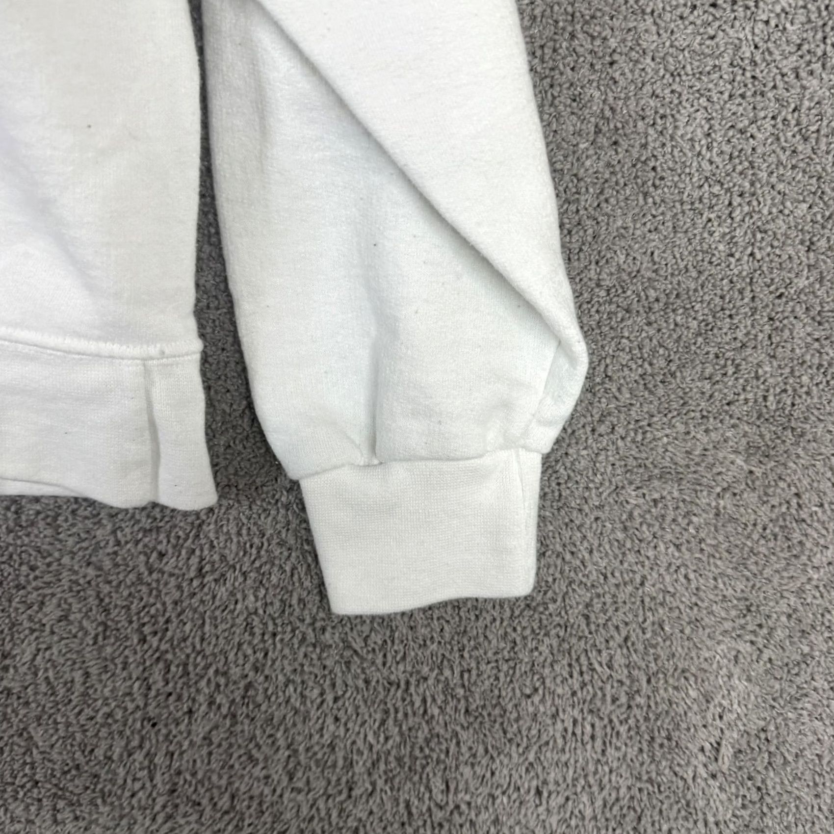 Champion Champion Sweatshirt Mens Large White Fleece Pullover SC Star Logo Graphic Size US L / EU 52-54 / 3 - 3 Thumbnail