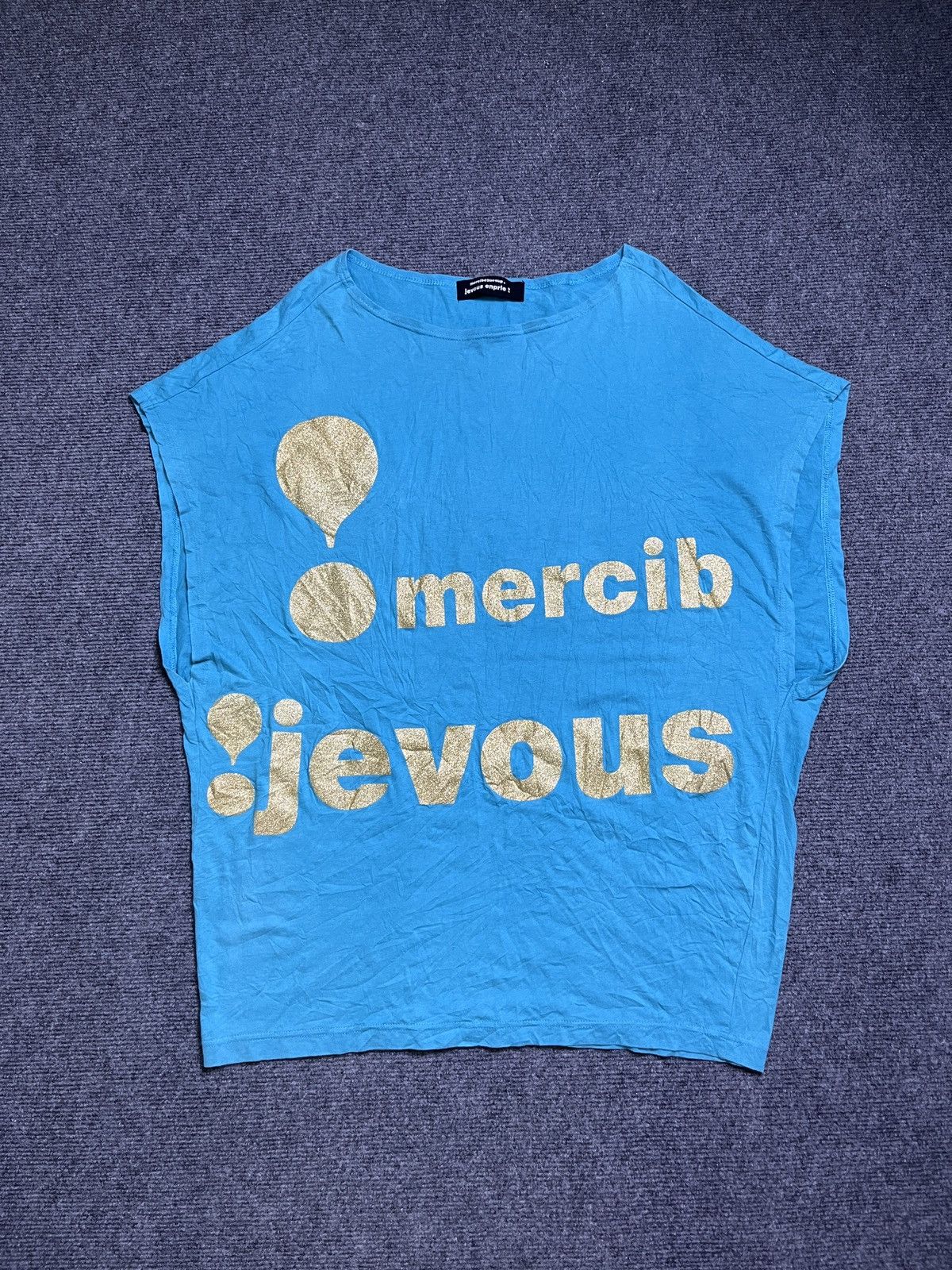 Issey Miyake Mercibeaucoup by Issey Miyake Jevous Enprie text graphics Size M / US 6-8 / IT 42-44 - 1 Thumbnail