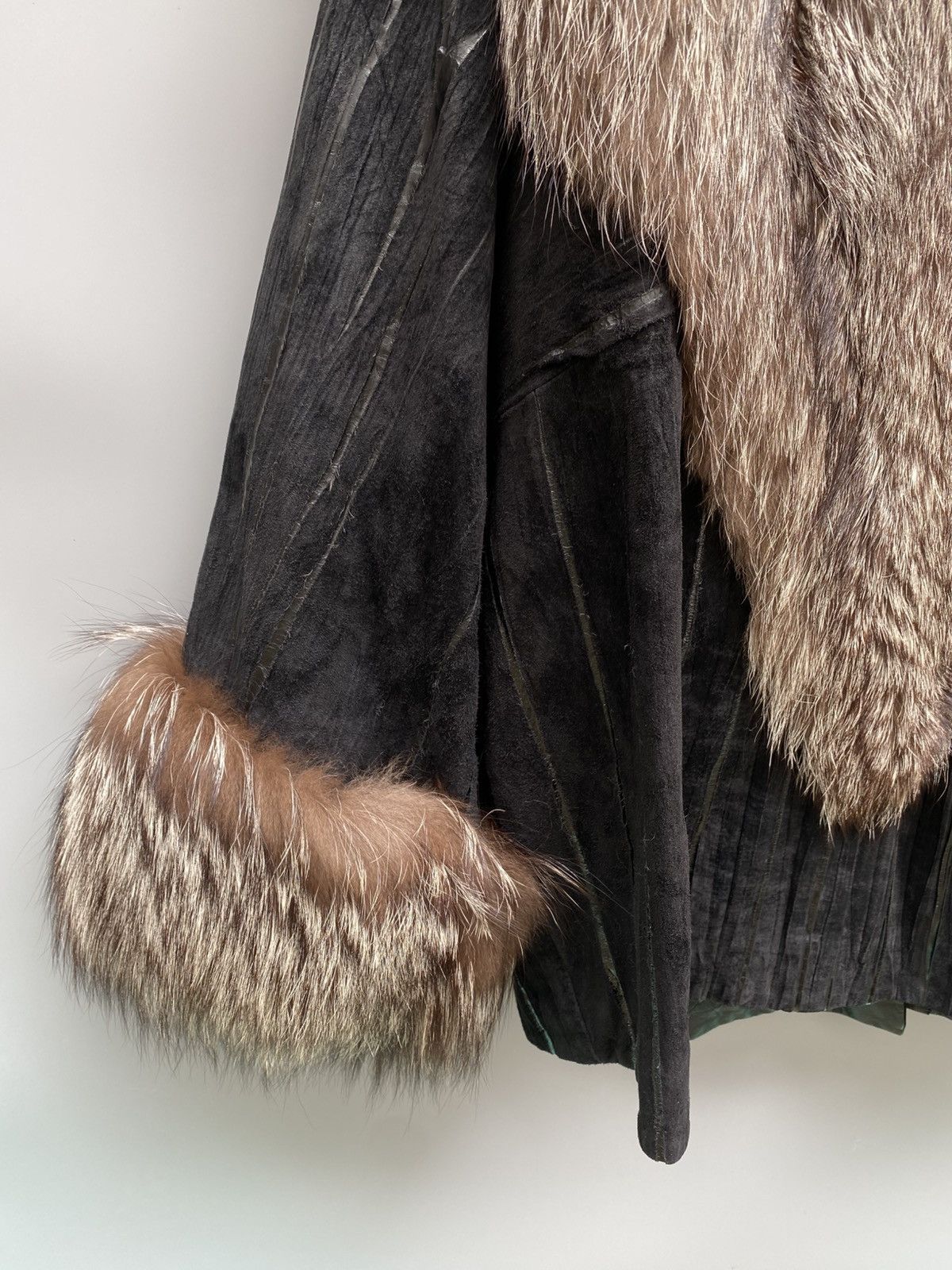 Sagafurs 90s SagaFurs- Fox Fur Leather Jacket Size US M / EU 48-50 / 2 - 15 Thumbnail
