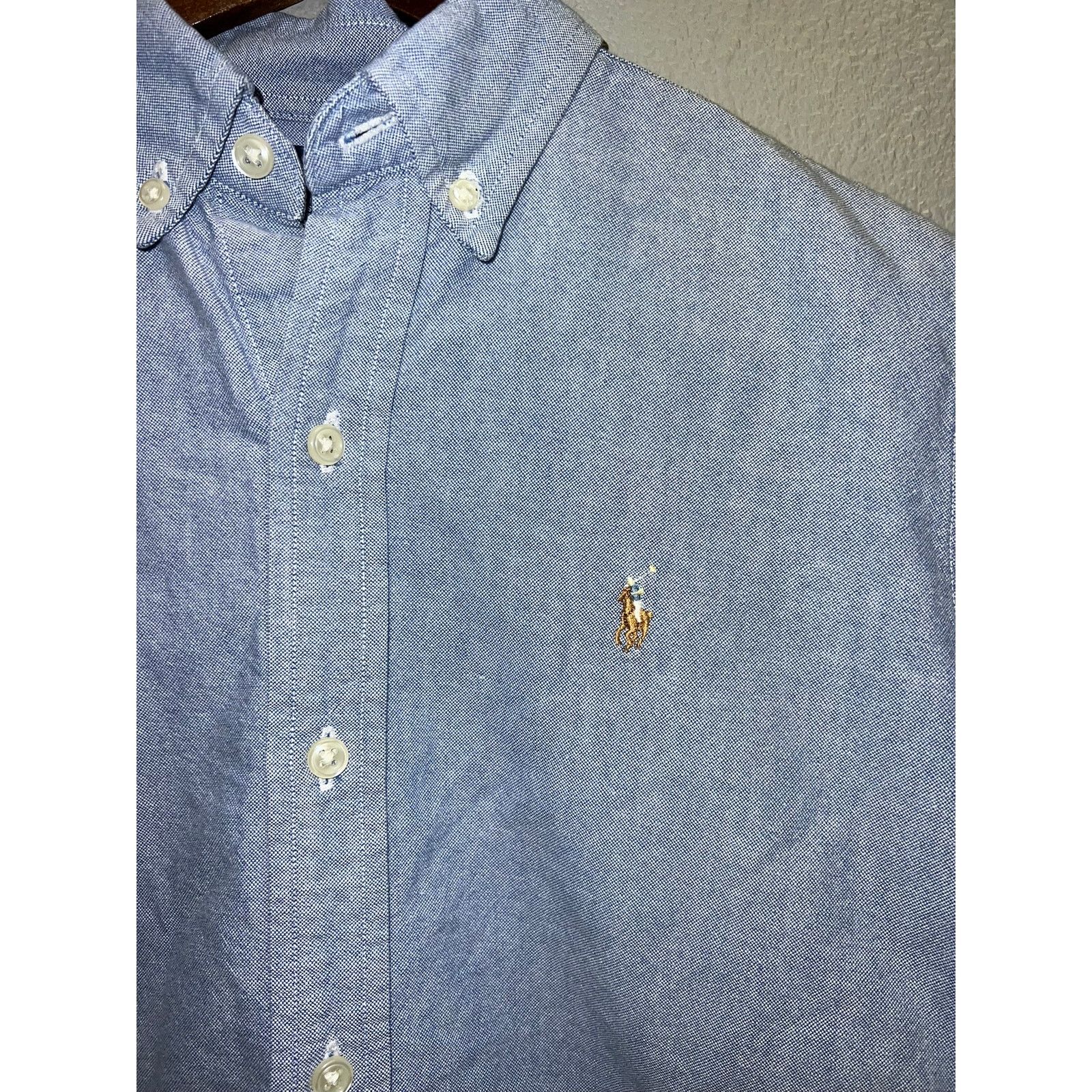 Ralph Lauren Youth Ralph Lauren Button Up Shirt Pony Long Sleeve Kids 12 Size XL / US 12-14 / IT 48-50 - 3 Thumbnail