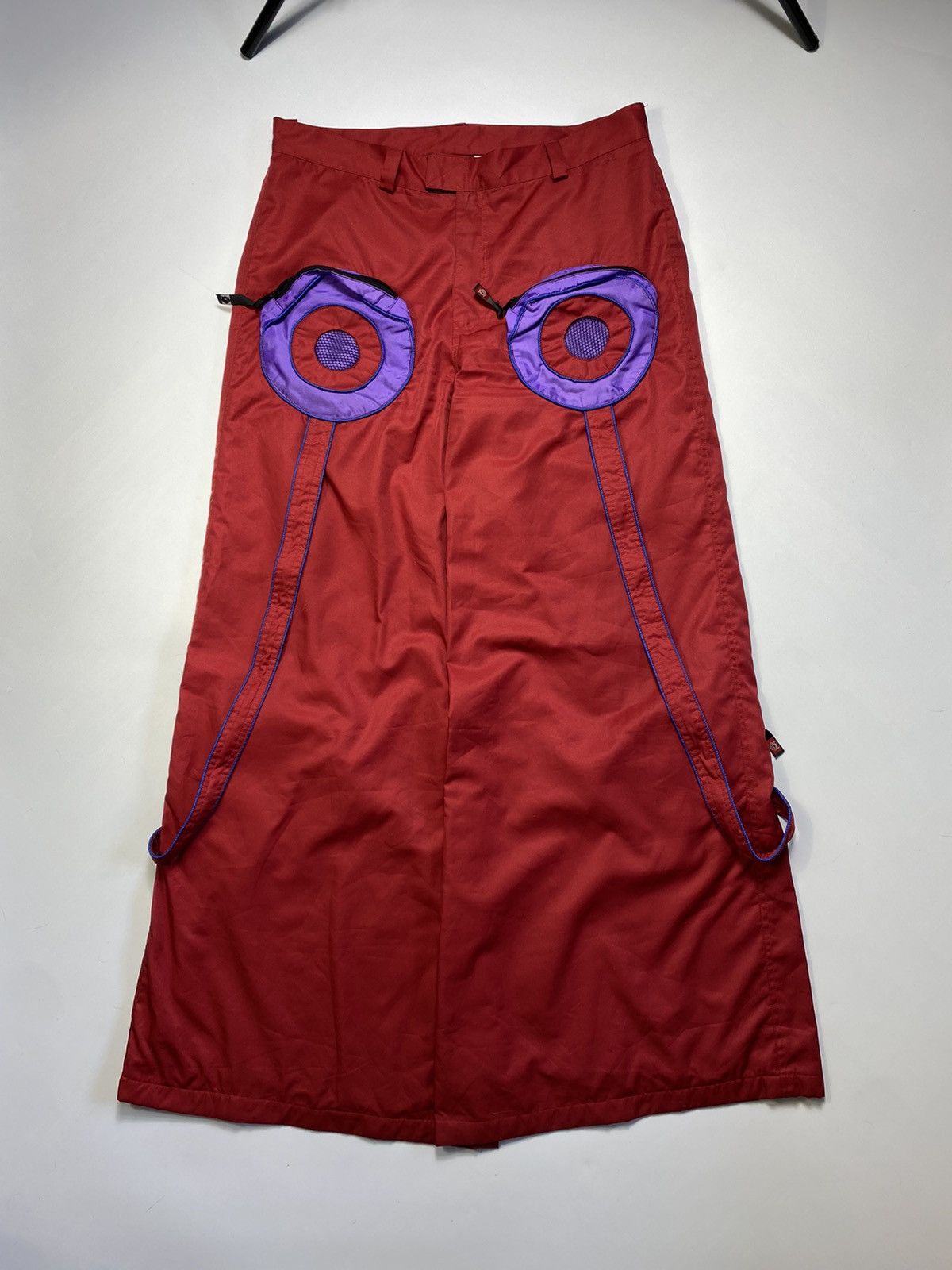 If Six Was Nine × Vintage Vintage Smash Jnco Style Baggy Opium Nylon Pants Y2k Size US 34 / EU 50 - 1 Thumbnail