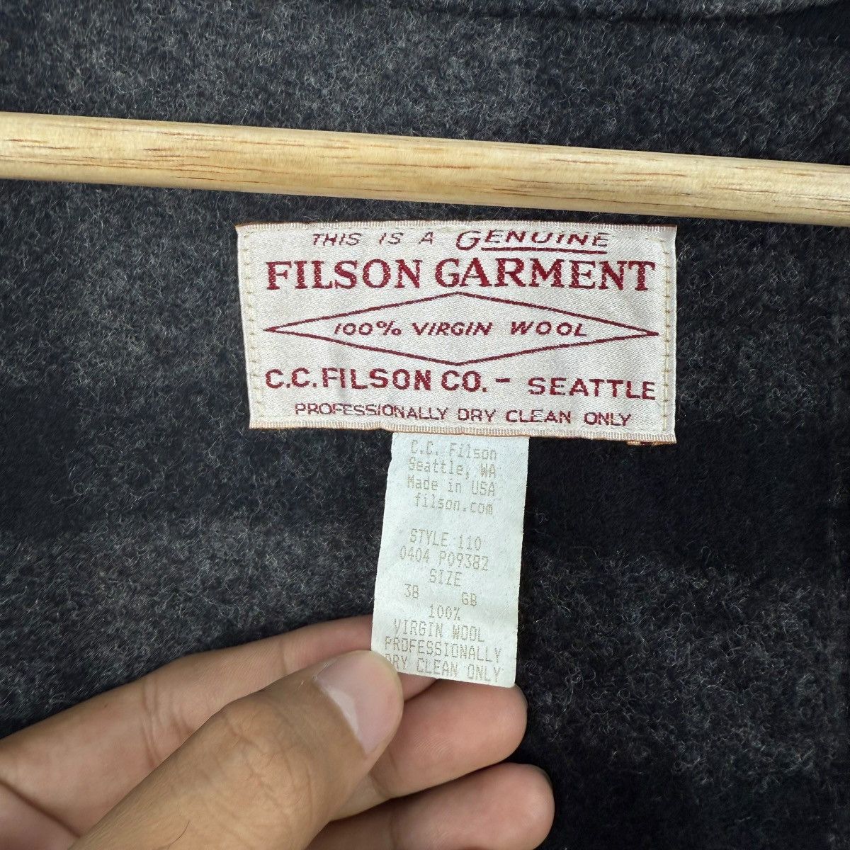 Filson 80s FILSON DOUBLE MACKINAW CRUISER WOOL JACKET Size US M / EU 48-50 / 2 - 8 Thumbnail