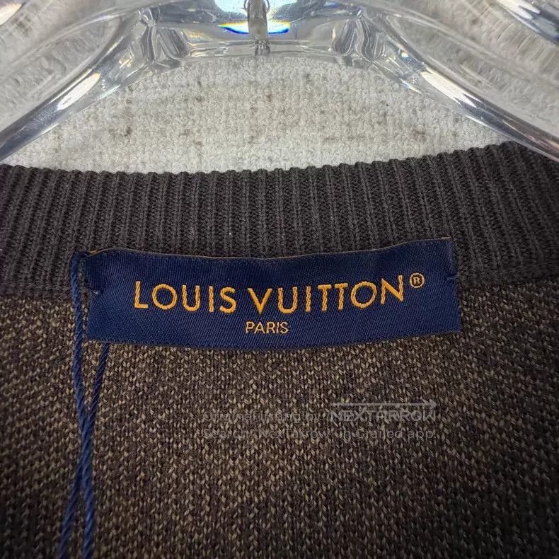 Louis Vuitton Louis Vuitton FW23 Logo monogrammed scribbled crewneck lon Size US M / EU 48-50 / 2 - 4 Thumbnail