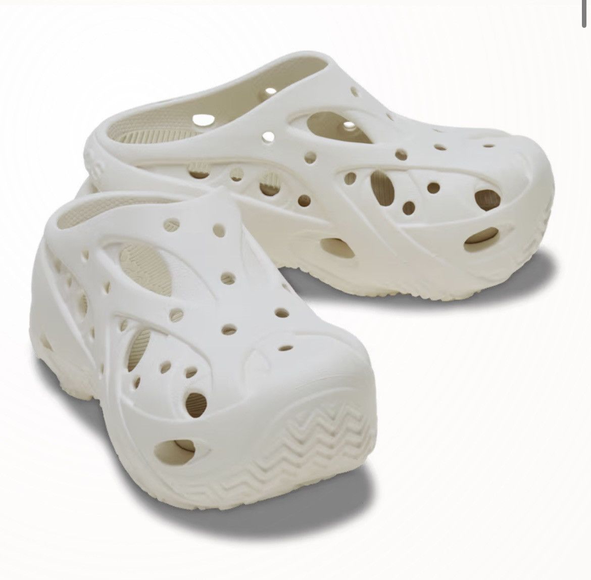 Crocs Crocs Caged Clog Chalk Women size 8 Size US 8 / IT 38 - 1 Thumbnail