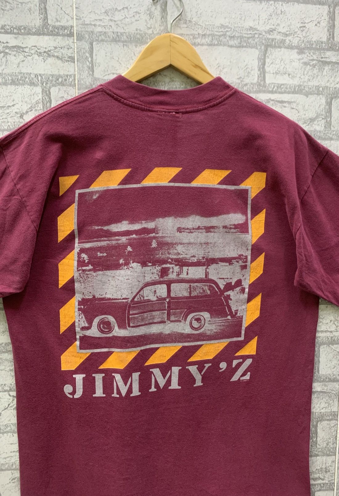 Vintage Vintage 90’s Jimmy’Z Surf Skateboards T-shirts Size US L / EU 52-54 / 3 - 3 Thumbnail