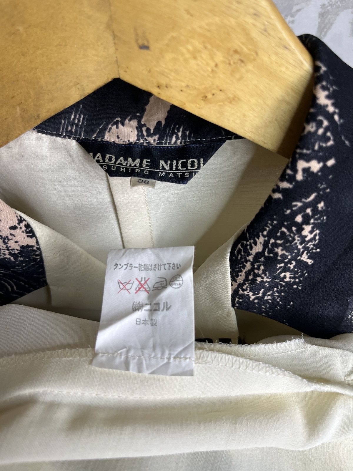 Matsuda Vintage 80s Mitsuhiro Matsuda Madame Nicole Printed Shirt Size US M / EU 48-50 / 2 - 7 Thumbnail