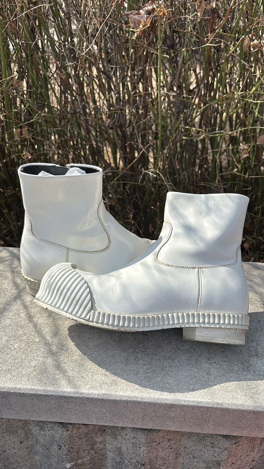 Raf Simons Raf Simons Calvin Klein Fireman Rubber Toe Boots Size US 8.5 / IT 38.5 - 4 Thumbnail