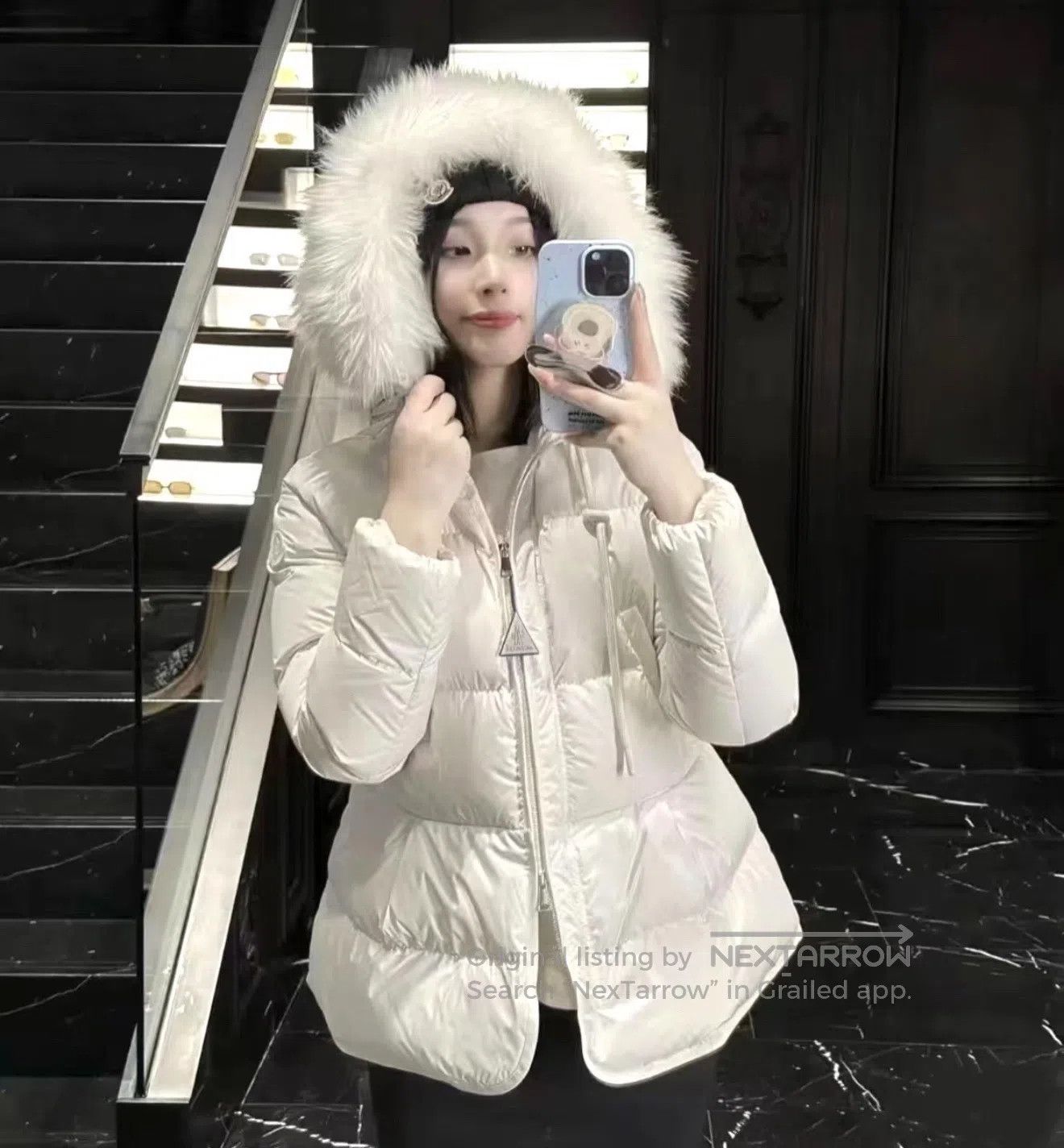 Moncler Moncler jacket Menuire size 2 white | Grailed