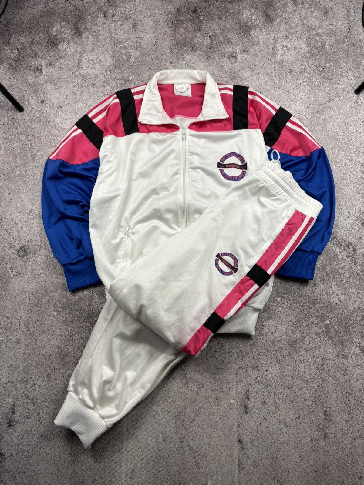Adidas Vintage Adidas Y2K Track Suit 90s Style Streetwear Japanesse Size US M / EU 48-50 / 2 - 1 Thumbnail