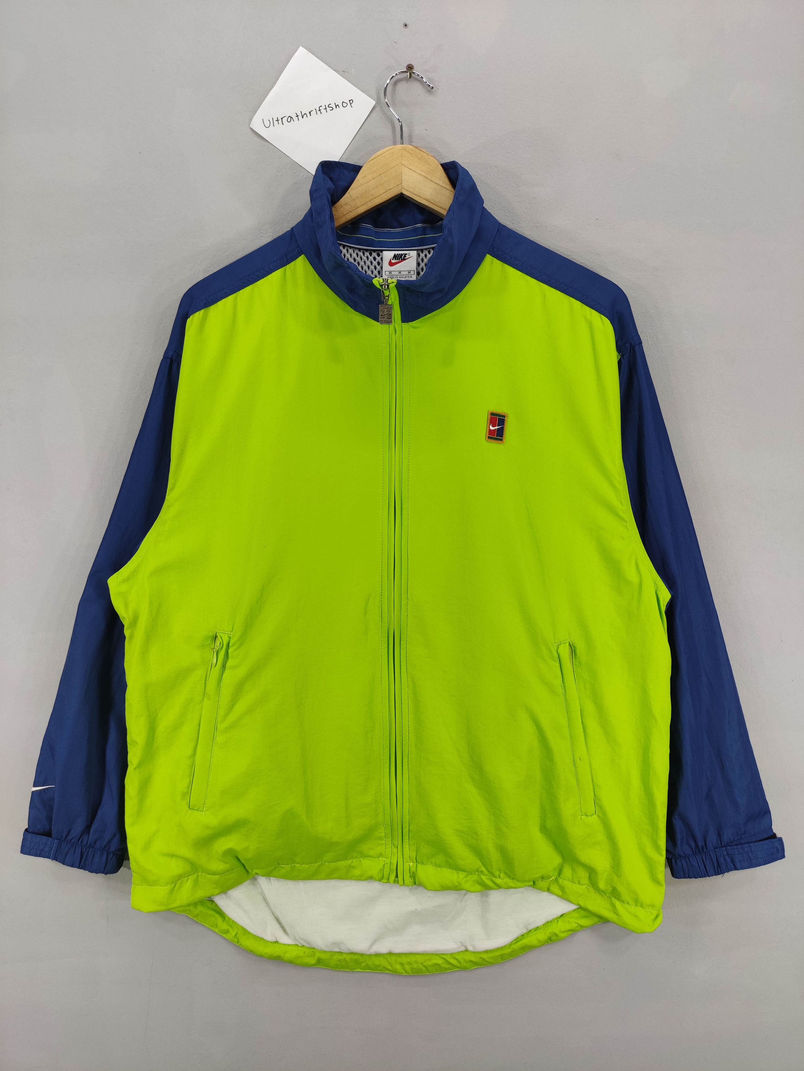 Nike Vintage 90s Nike Court Sweater Jacket Zipper Size US M / EU 48-50 / 2 - 1 Thumbnail