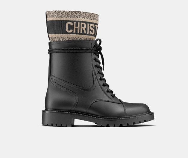 Dior o1w1db11124 D-Major Ankle Boots in Black Size US 6 / IT 36 - 1 Thumbnail