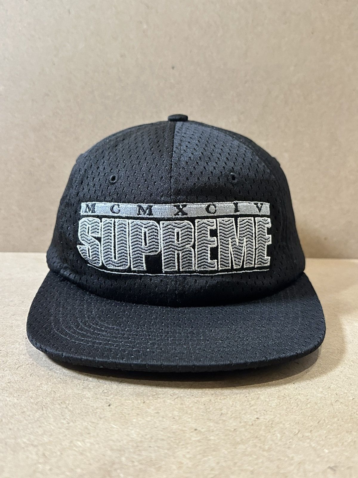 Supreme Supreme Zig Zag 6-Panel cap in black. Size ONE SIZE - 1 Thumbnail