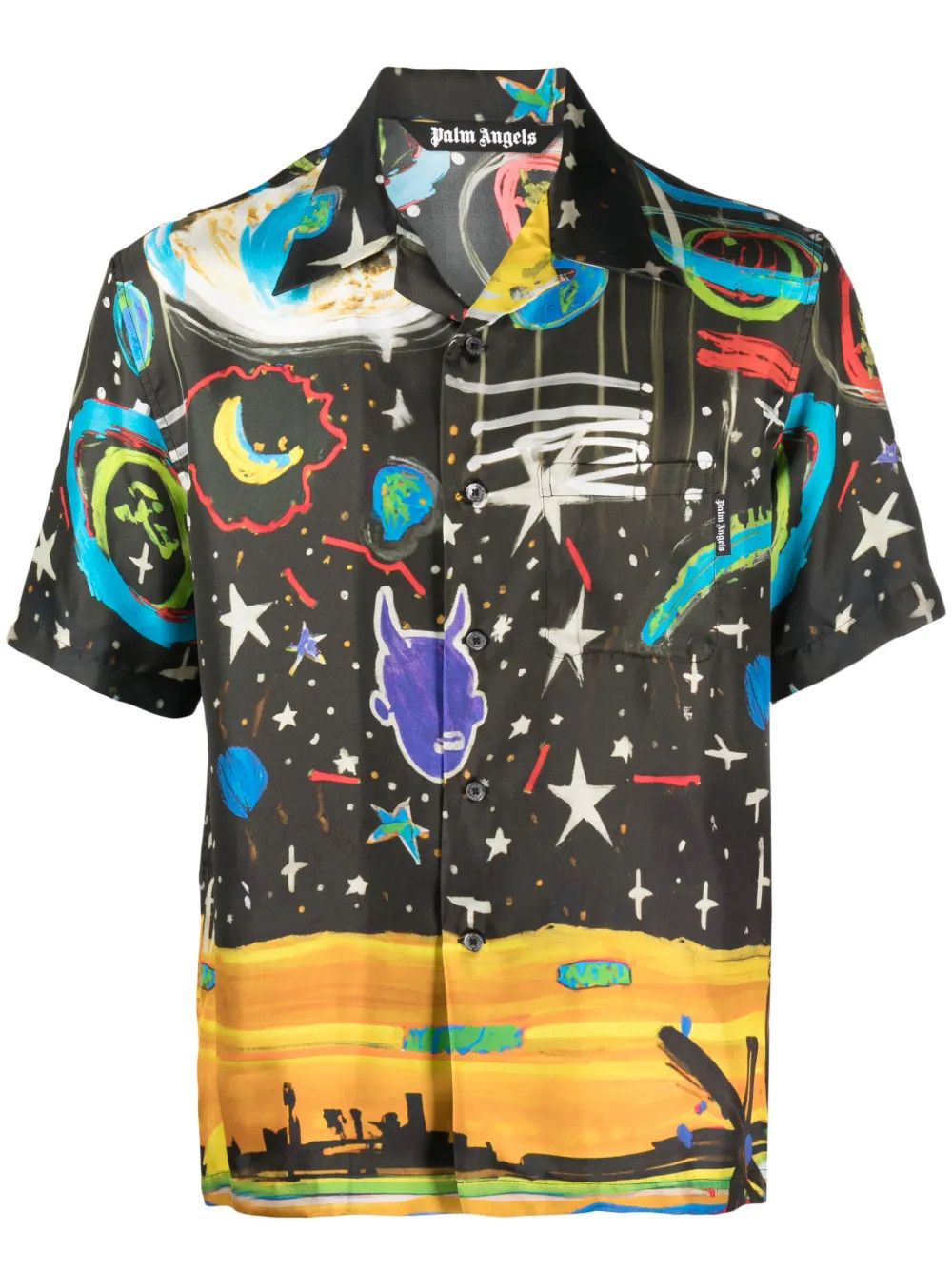 Palm Angels o1y0325 Patterned Shirt in Multicolor Size US M / EU 48-50 / 2 - 1 Thumbnail