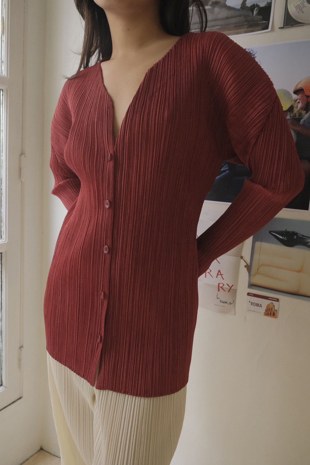 Pleats Please Issey Miyake top Pleats Please Issey Miyake Size ONE SIZE - 3 Thumbnail